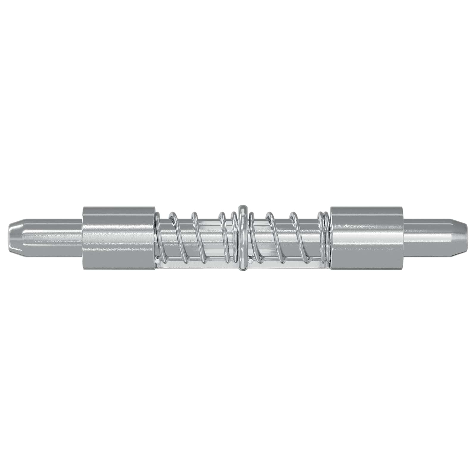 vidaXL Latch 2 pcs Zilver 46 x 17 x 1,2 mm Staal