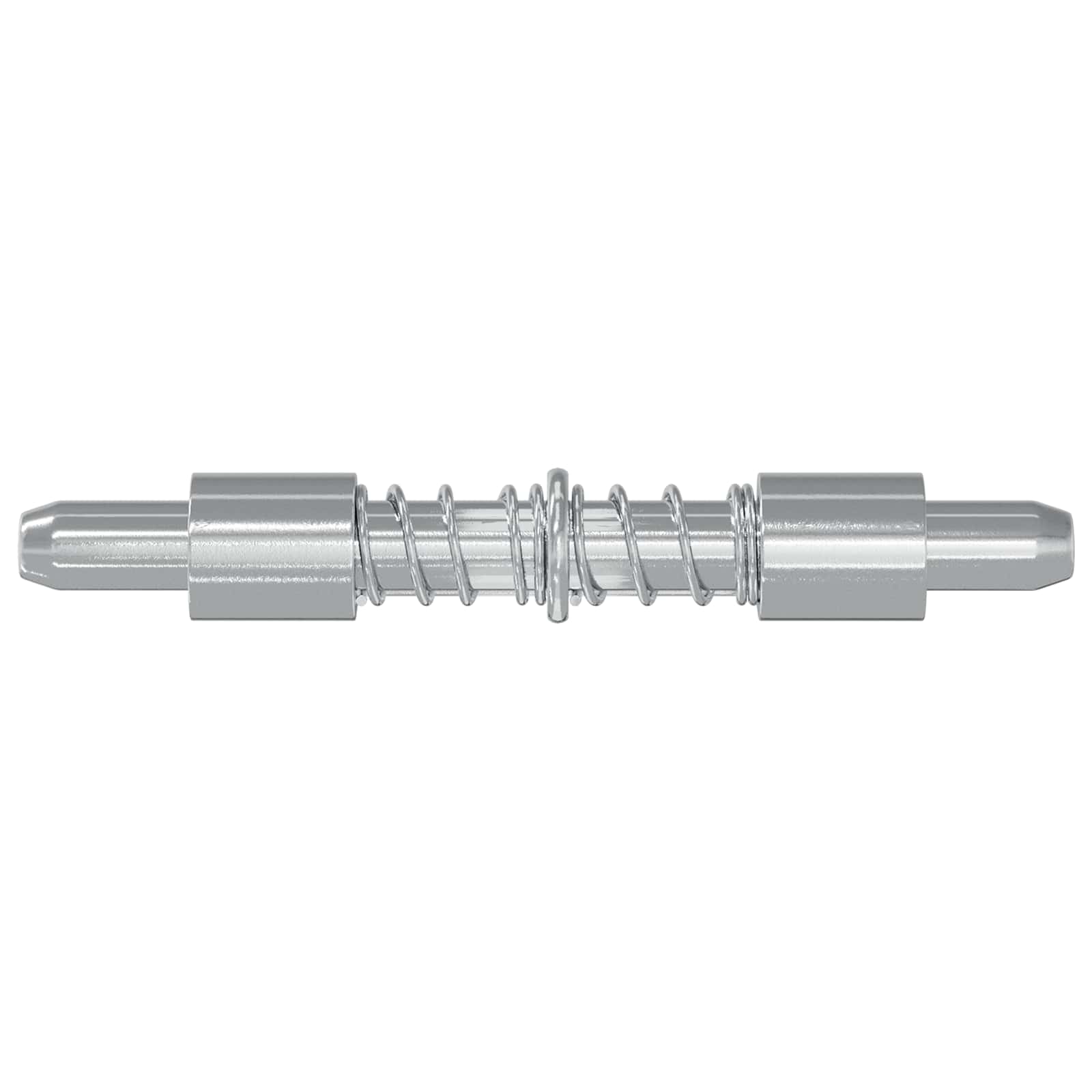 vidaXL Latch 2 pcs Zilver 46 x 17 x 1,2 mm Staal