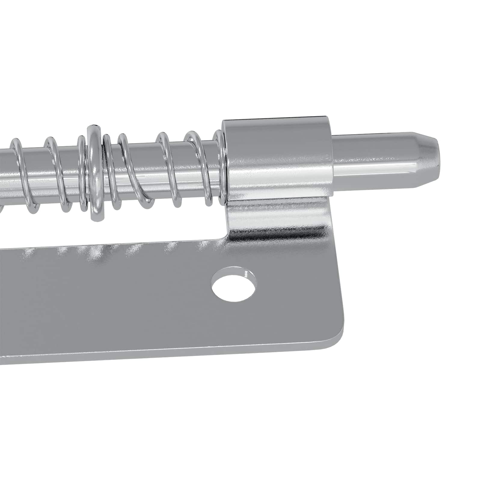 vidaXL Latch 2 pcs Zilver 46 x 17 x 1,2 mm Staal