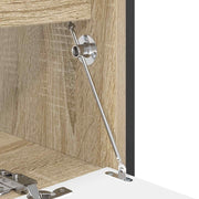 vidaXL Gasveer 2 pcs Zilver 190 mm IJzer