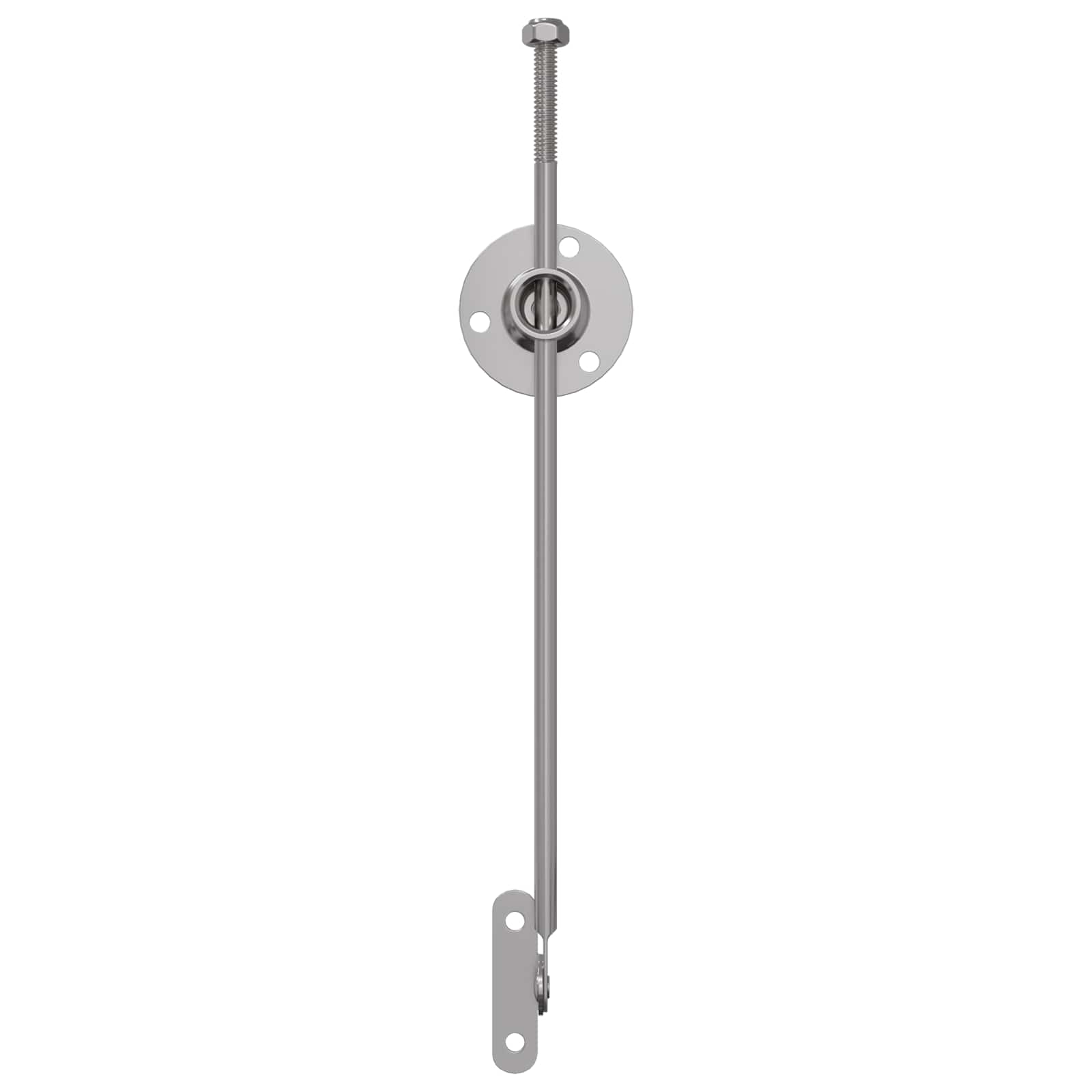 vidaXL Gasveer 2 pcs Zilver 190 mm IJzer
