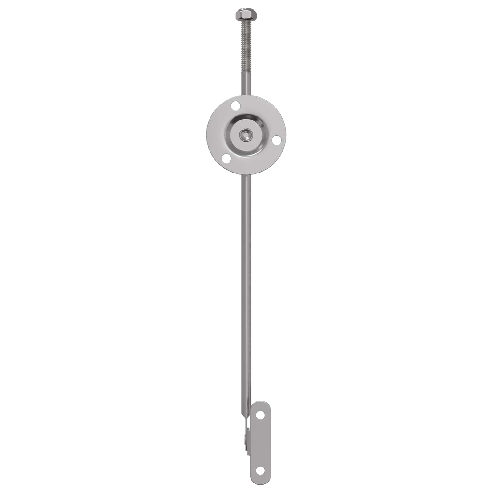 vidaXL Gasveer 2 pcs Zilver 190 mm IJzer