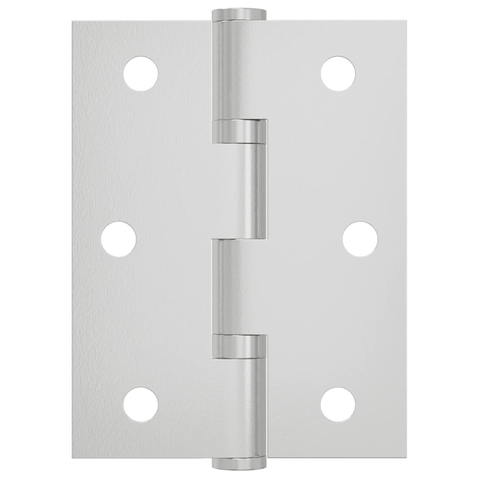 vidaXL Scharnier 2 pcs Zilver 50 x 38 x 1,3 mm Staal