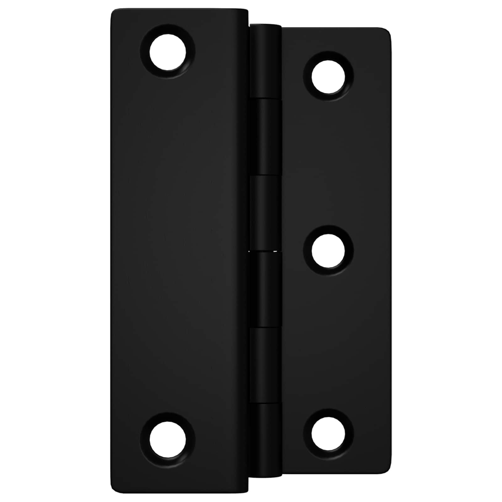 vidaXL Scharnier 2 pcs Zwart 38 x 17 x 60 mm IJzer