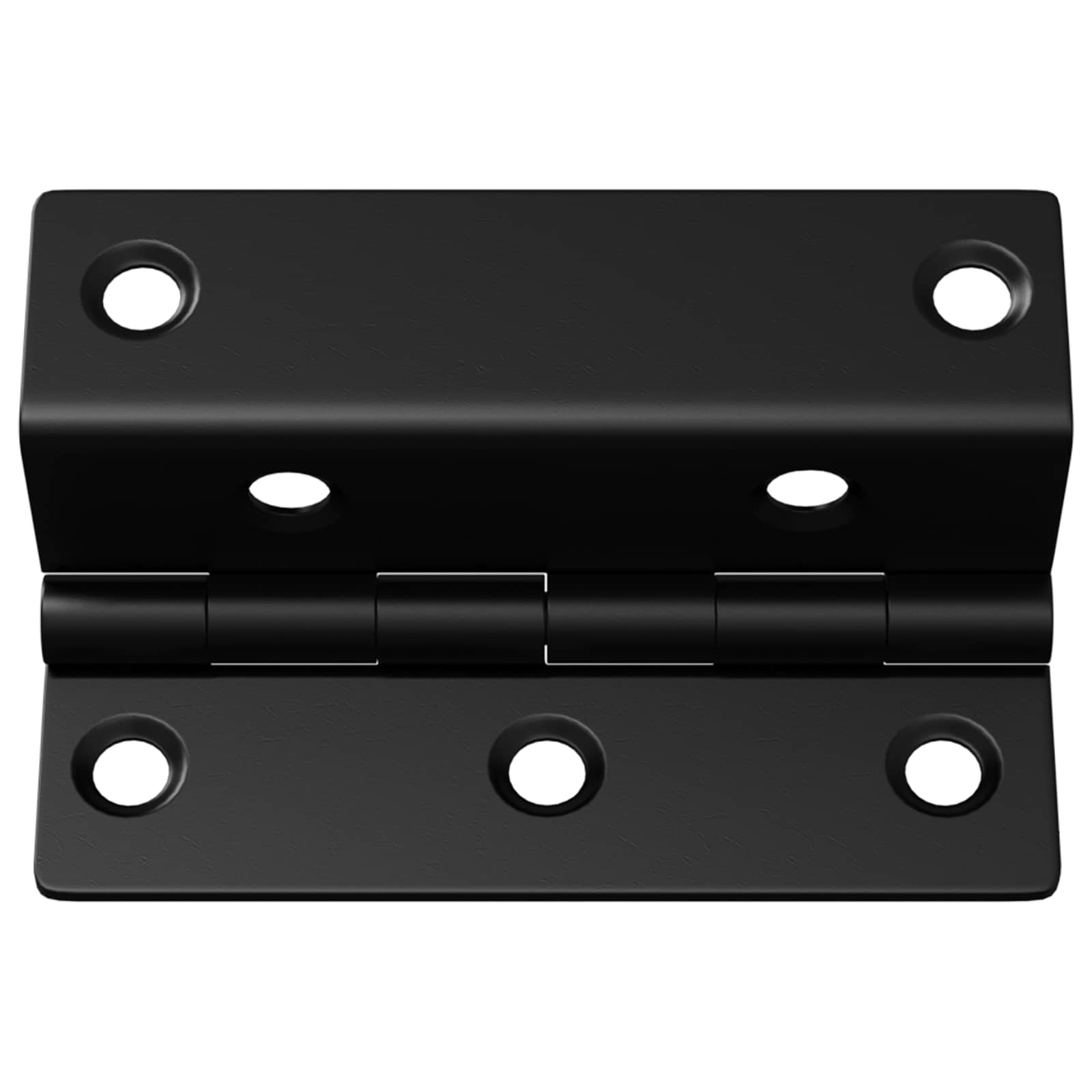 vidaXL Scharnier 2 pcs Zwart 38 x 17 x 60 mm IJzer