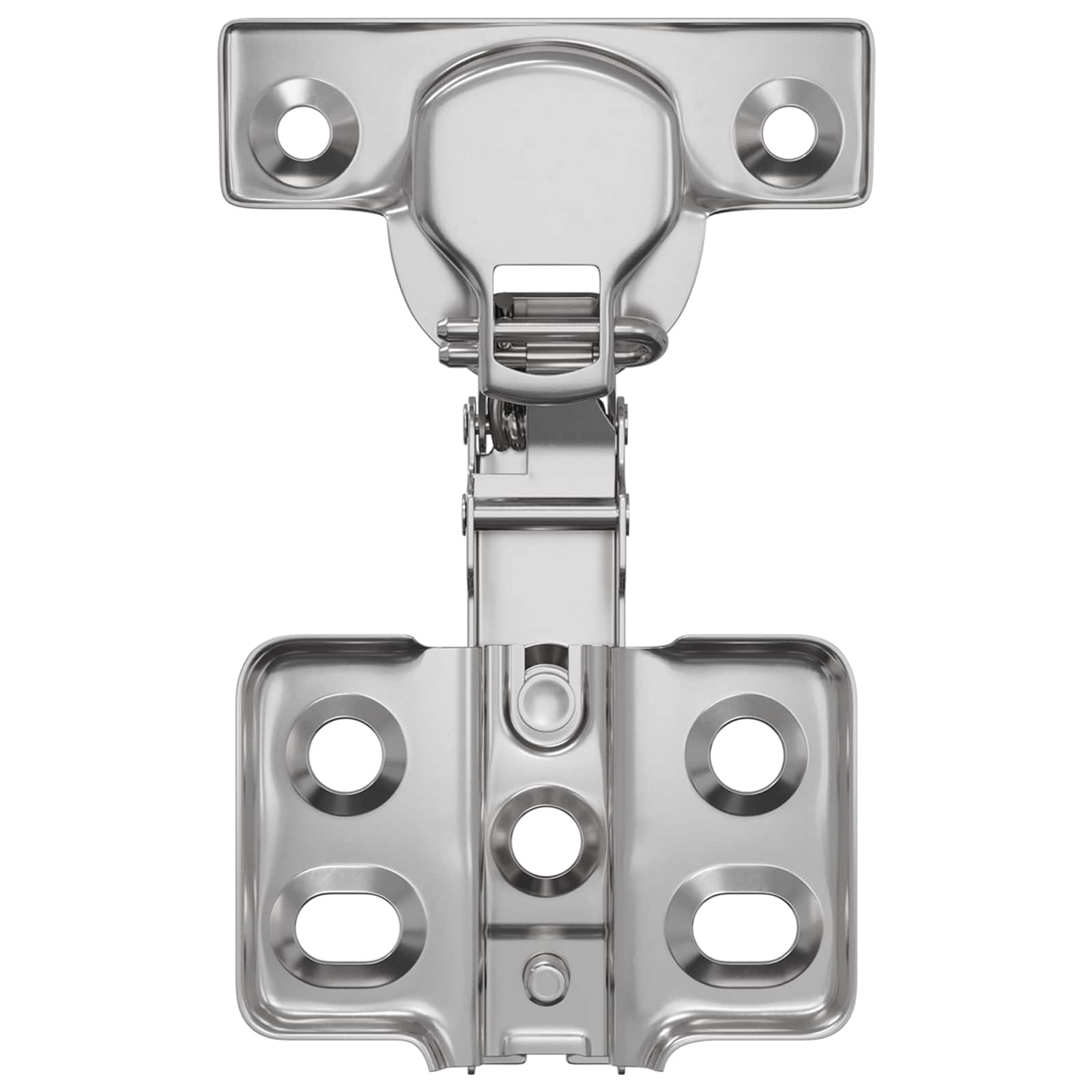 vidaXL Scharnier 2 pcs Nikkel 26 mm IJzer