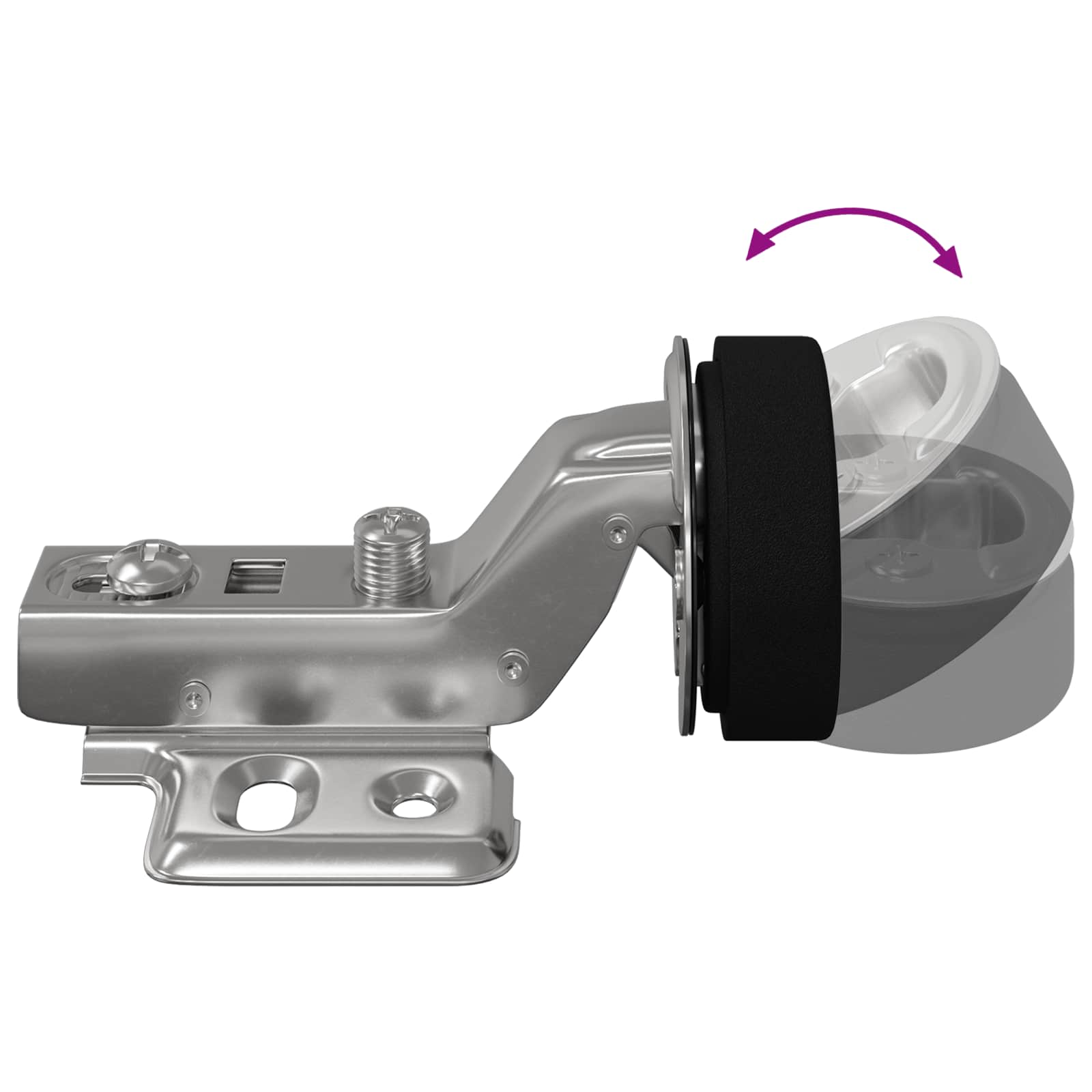 vidaXL Scharnier 2 pcs Zilver 0 IJzer