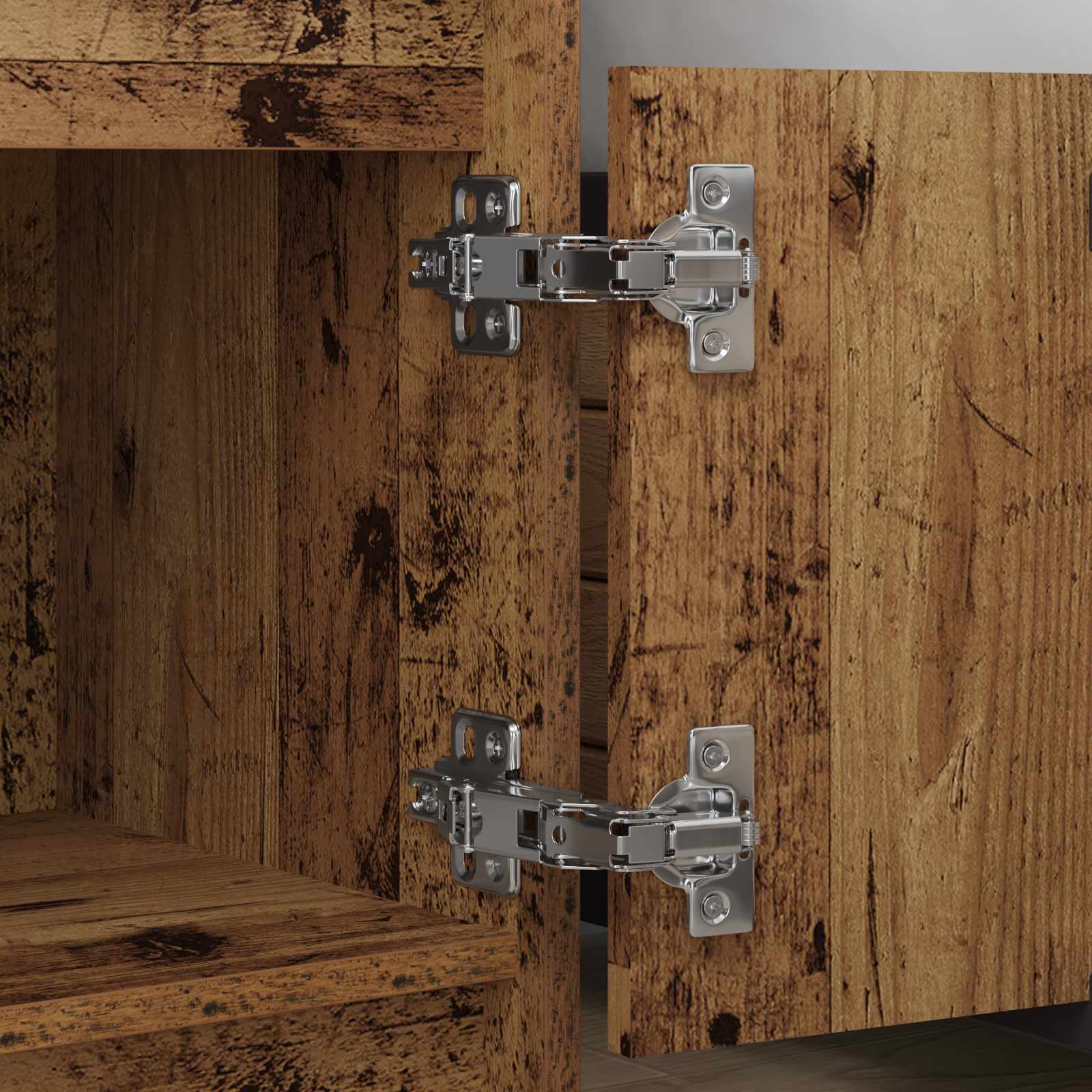 vidaXL Scharnier 2 pcs Nikkel 35 mm IJzer