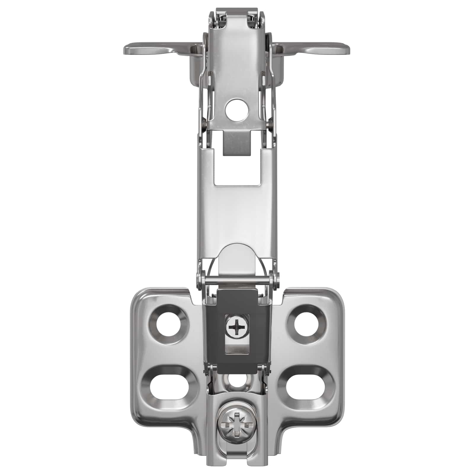 vidaXL Scharnier 2 pcs Nikkel 35 mm IJzer