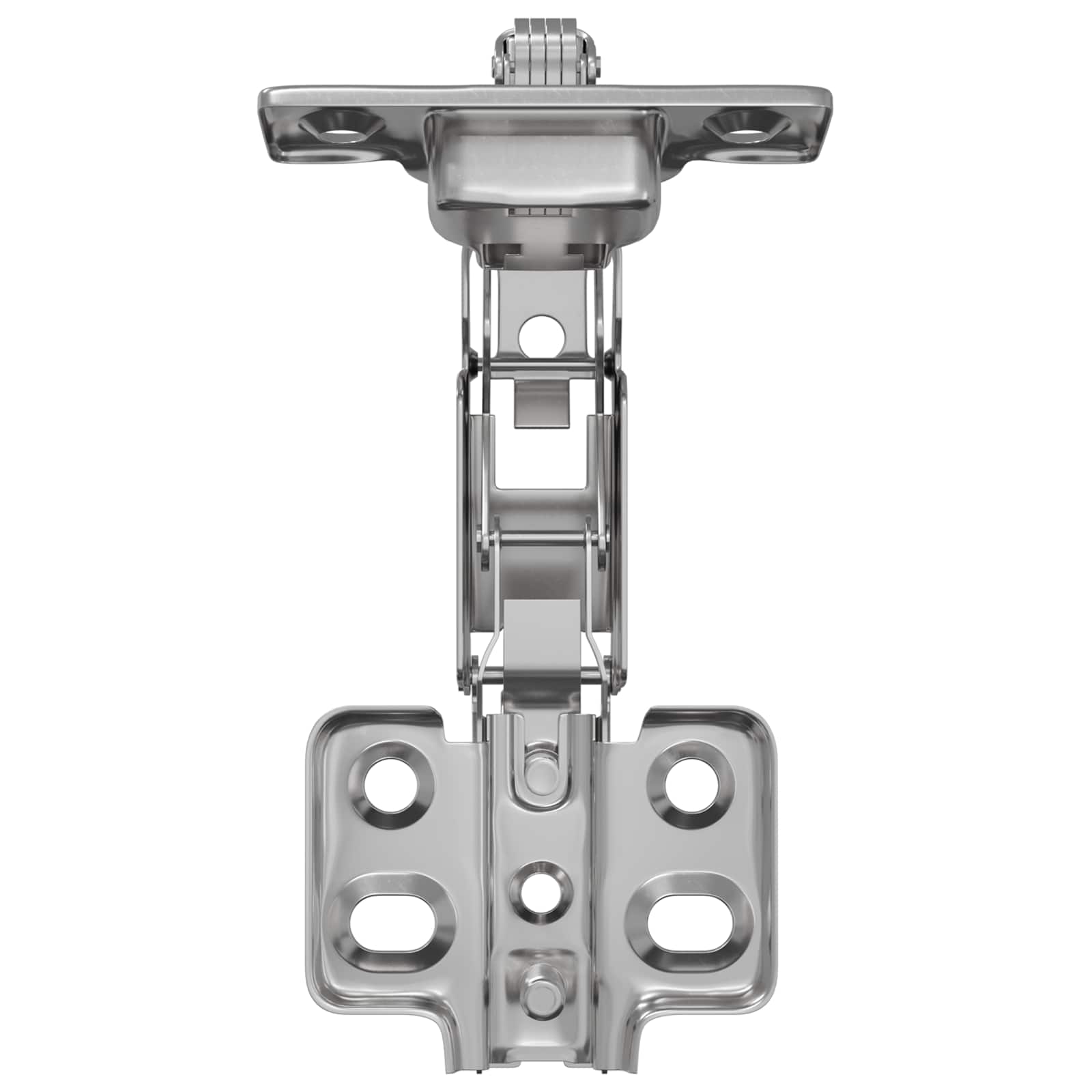 vidaXL Scharnier 2 pcs Nikkel 35 mm IJzer