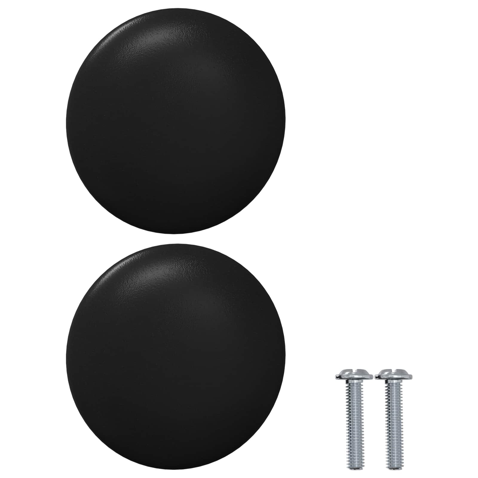 vidaXL Handvat 2 pcs Zwart Ø30 mm Aluminium