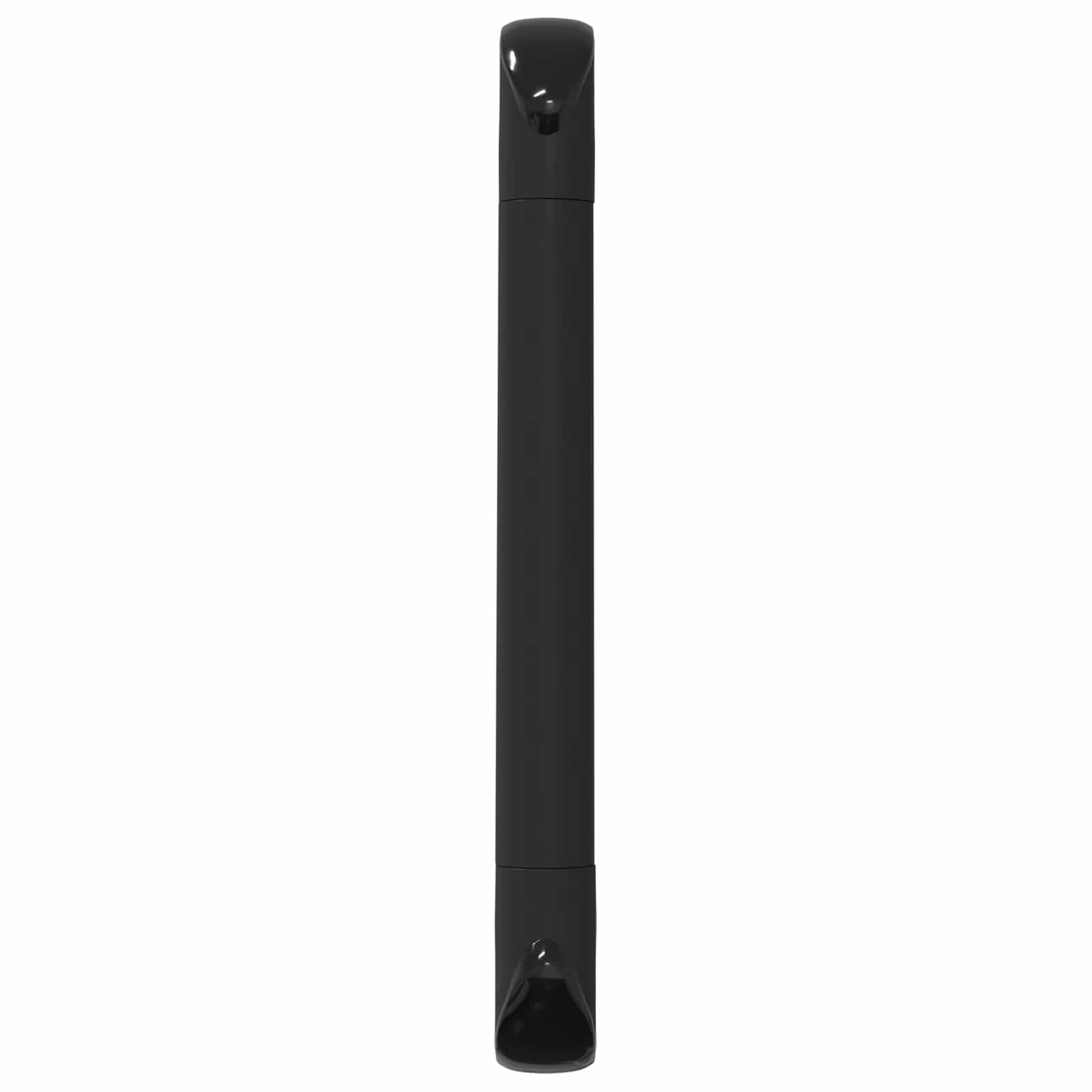 vidaXL Handvat Effen 2 pcs Zwart 380 x 34 x 85 mm Aluminium en PP