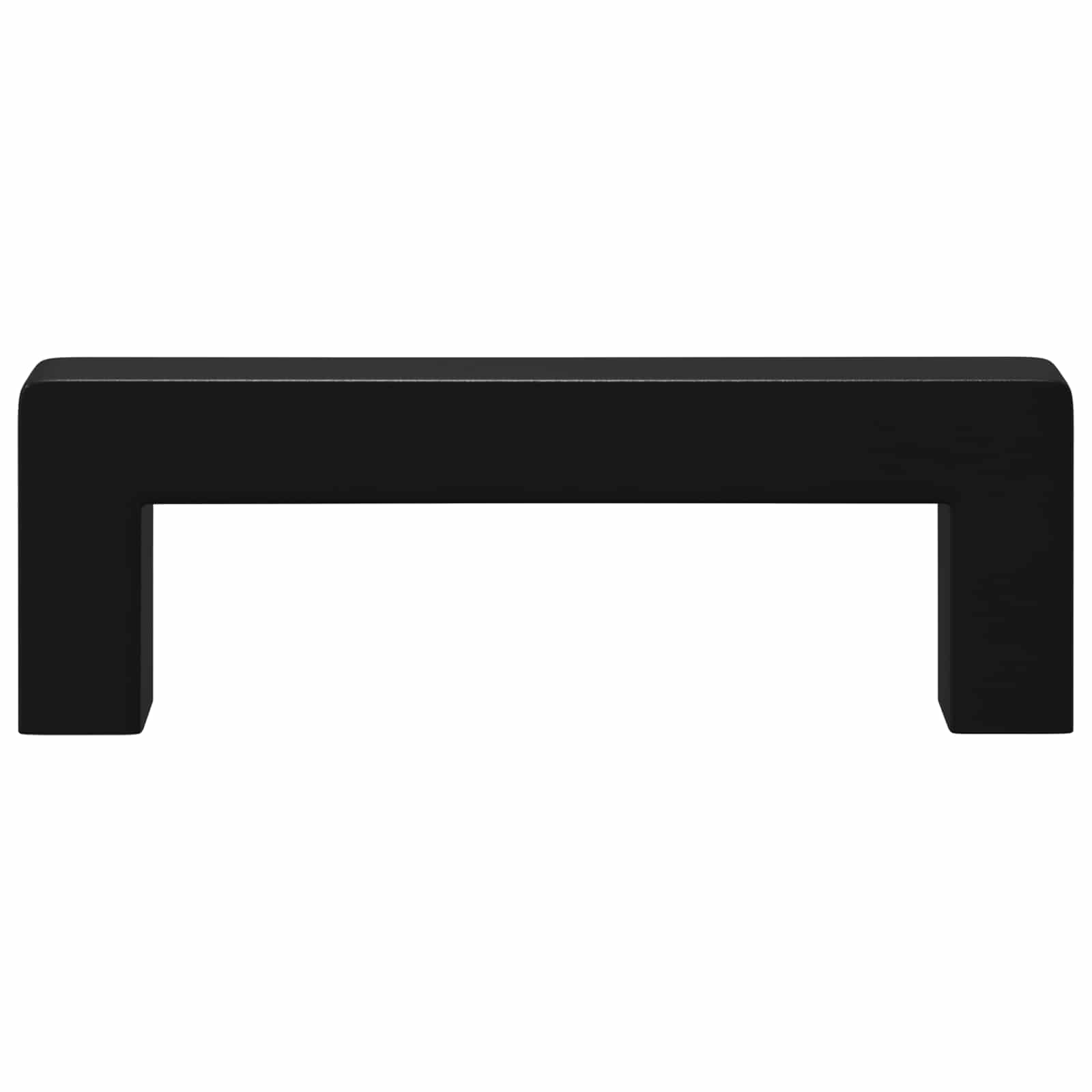 vidaXL Meubelhandgreep 2 pcs Zwart 110 x 12 x 36 mm IJzer