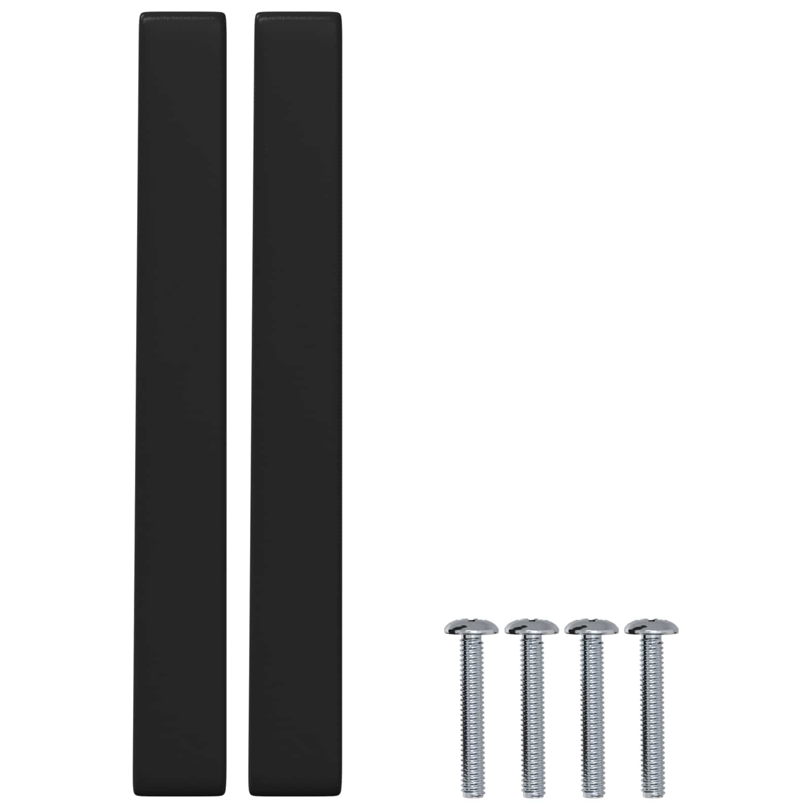 vidaXL Meubelhandgreep 2 pcs Zwart 110 x 12 x 36 mm IJzer