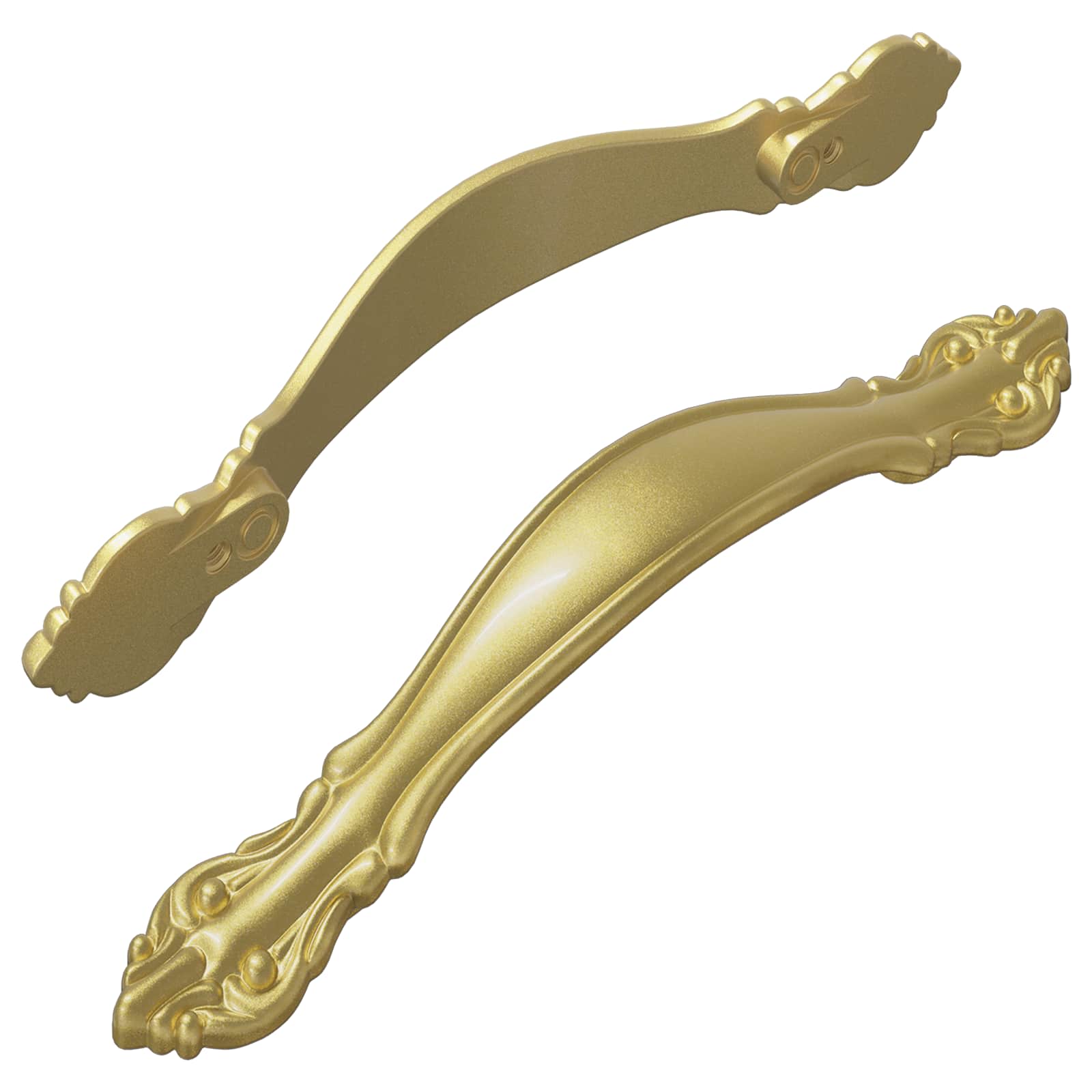 vidaXL Handvat 2 pcs Goud M4 x 18 mm Zinklegering