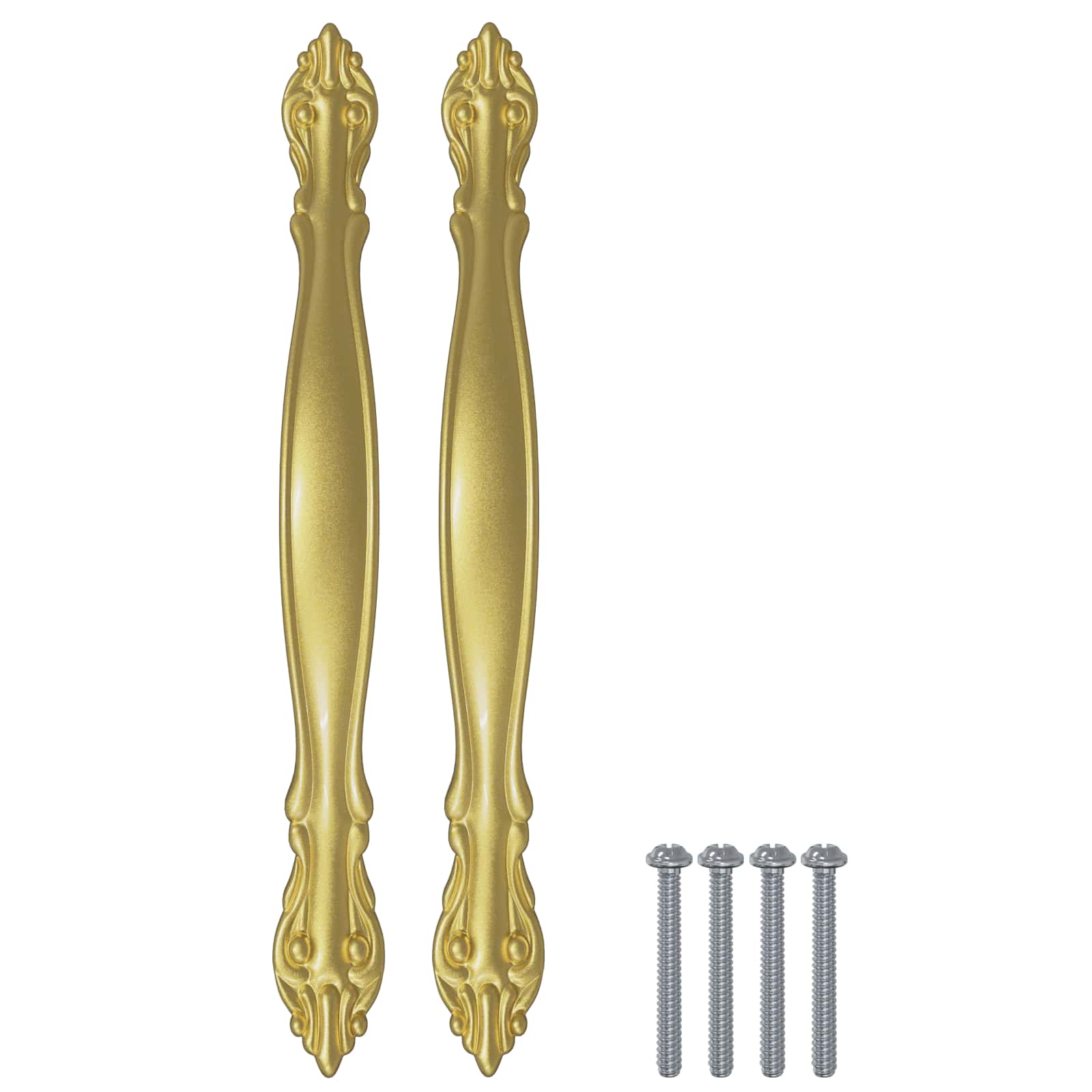 vidaXL Handvat 2 pcs Goud M4 x 18 mm Zinklegering