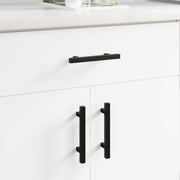 vidaXL Kasthandgreep 2 pcs Zwart M4 x 18 mm Roestvrij staal