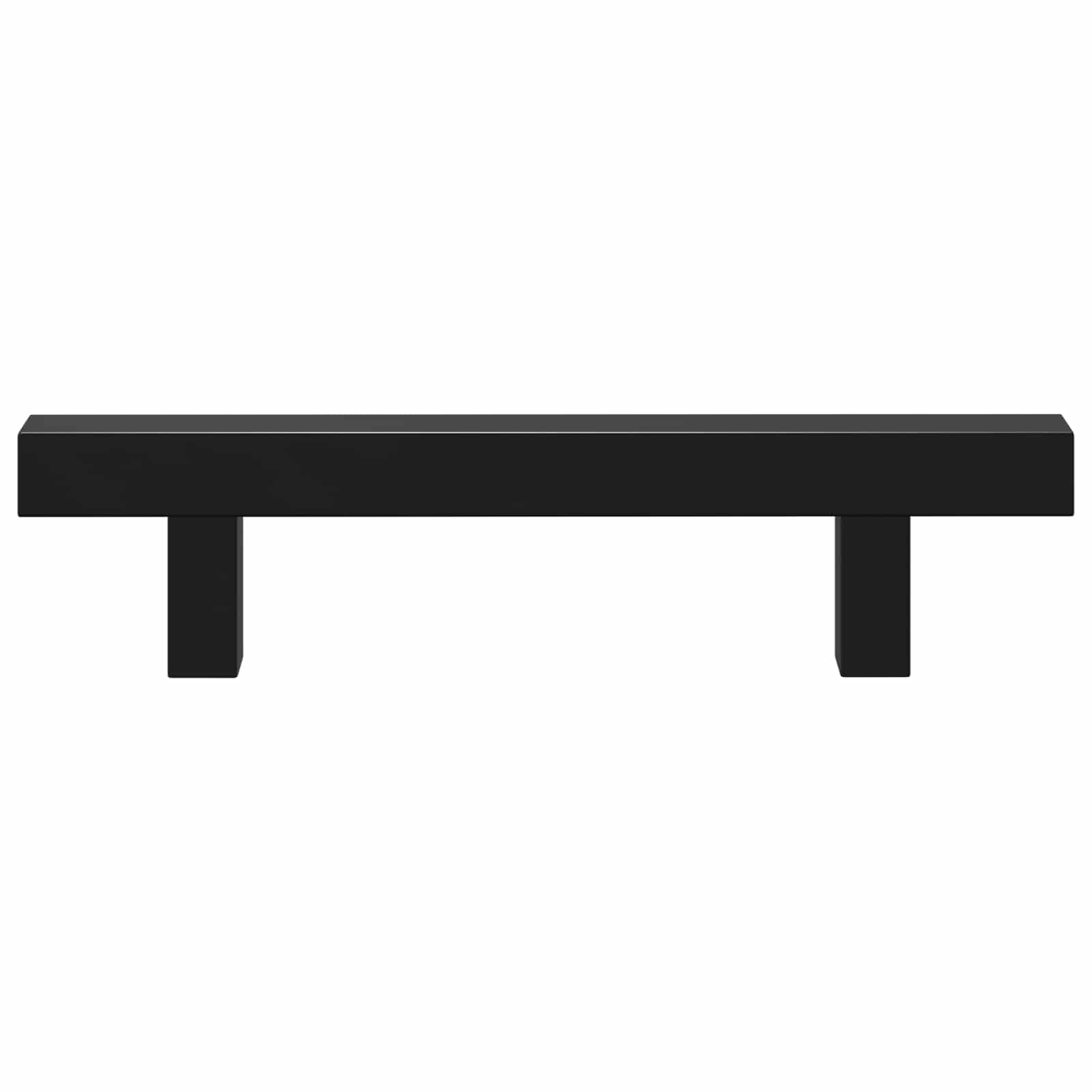 vidaXL Kasthandgreep 2 pcs Zwart M4 x 18 mm Roestvrij staal