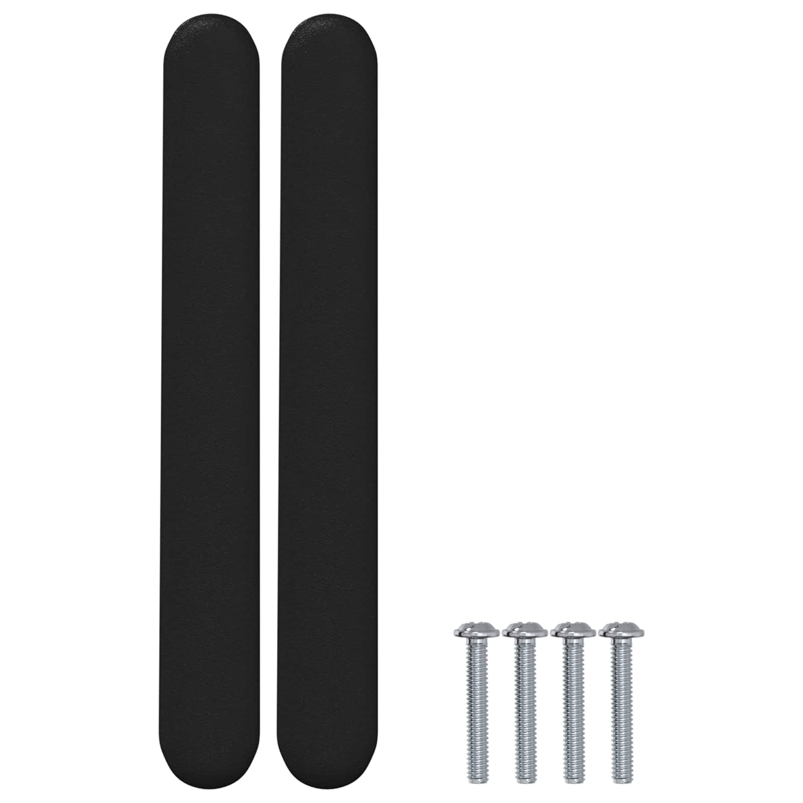 vidaXL Kasthandgreep 2 pcs Zwart 121 x 16.6 x 28.3 mm IJzer