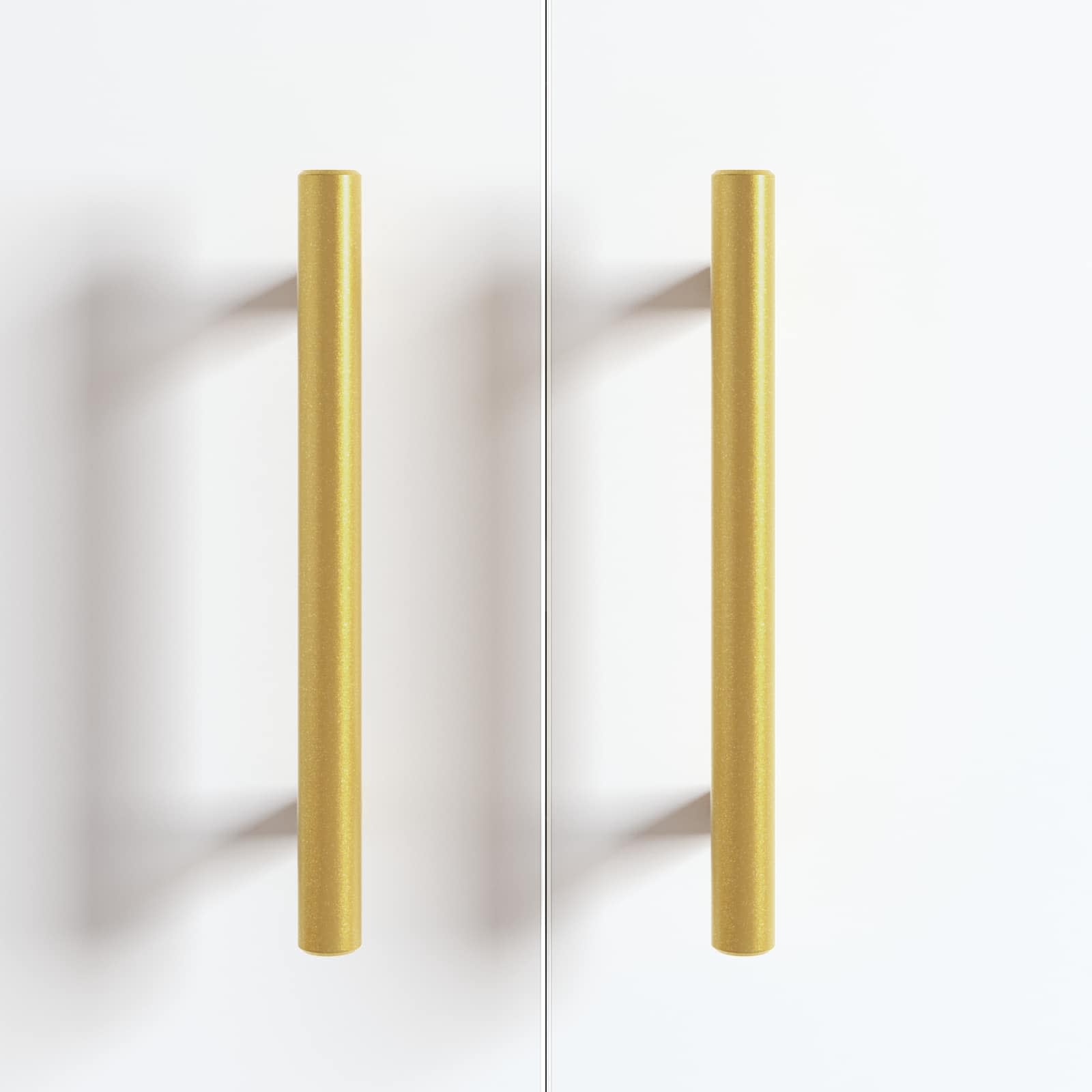 vidaXL Kasthandgreep 2 pcs Goud 150 mm Roestvrij staal
