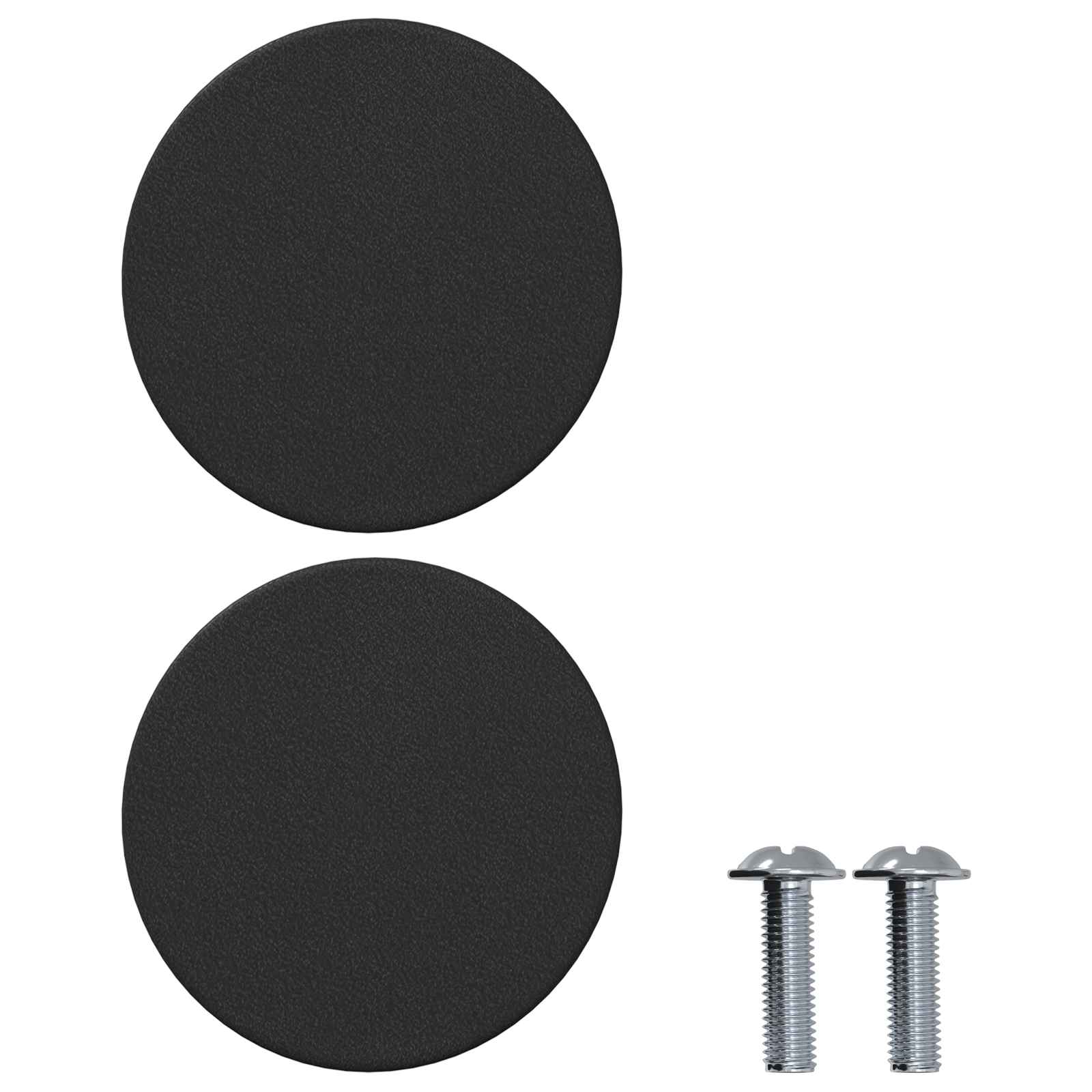 vidaXL Kastknoppen 2 pcs Zwart M4 x 12 mm IJzer