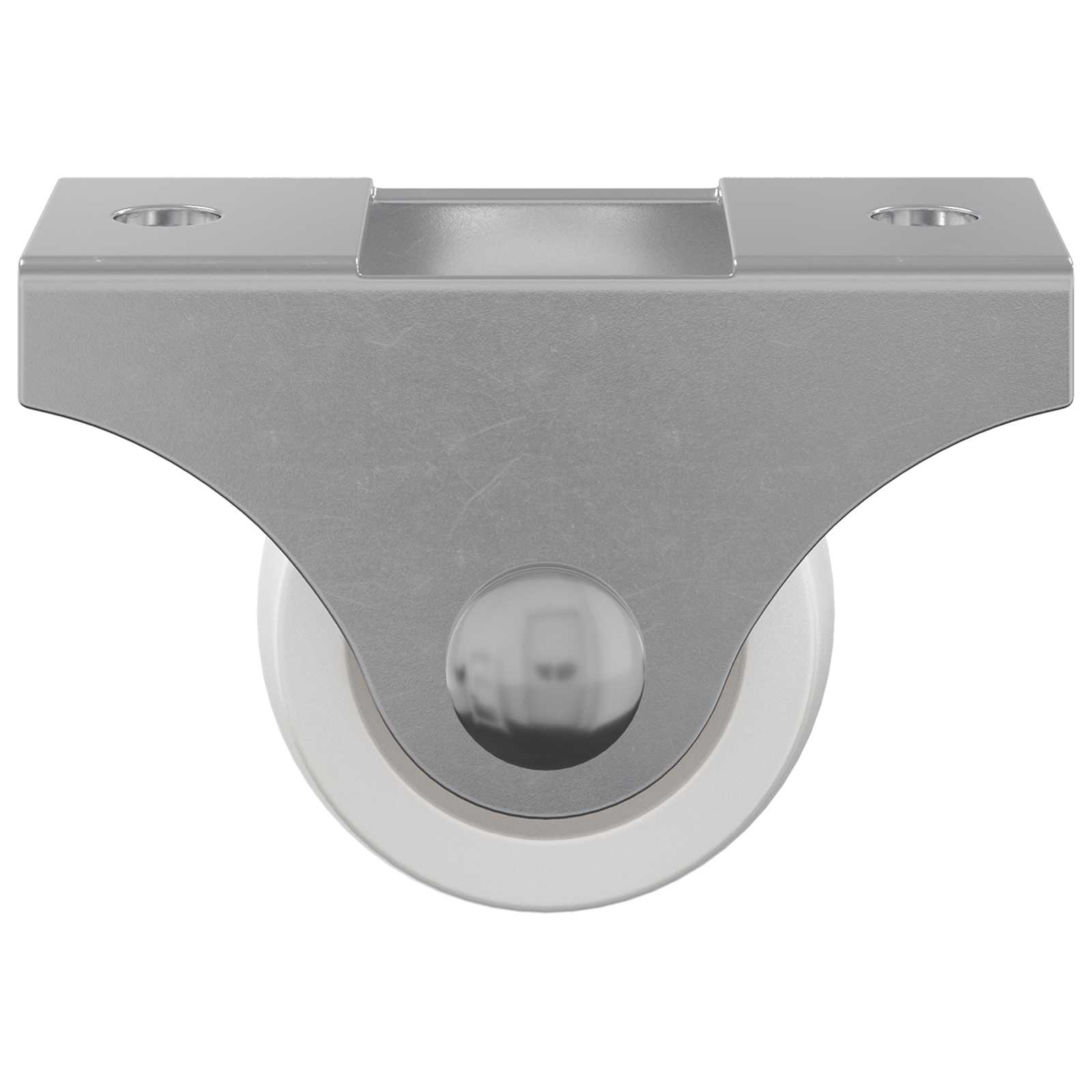 vidaXL Caster 2 pcs Wit 42 x 11,5 x 29 mm IJzer
