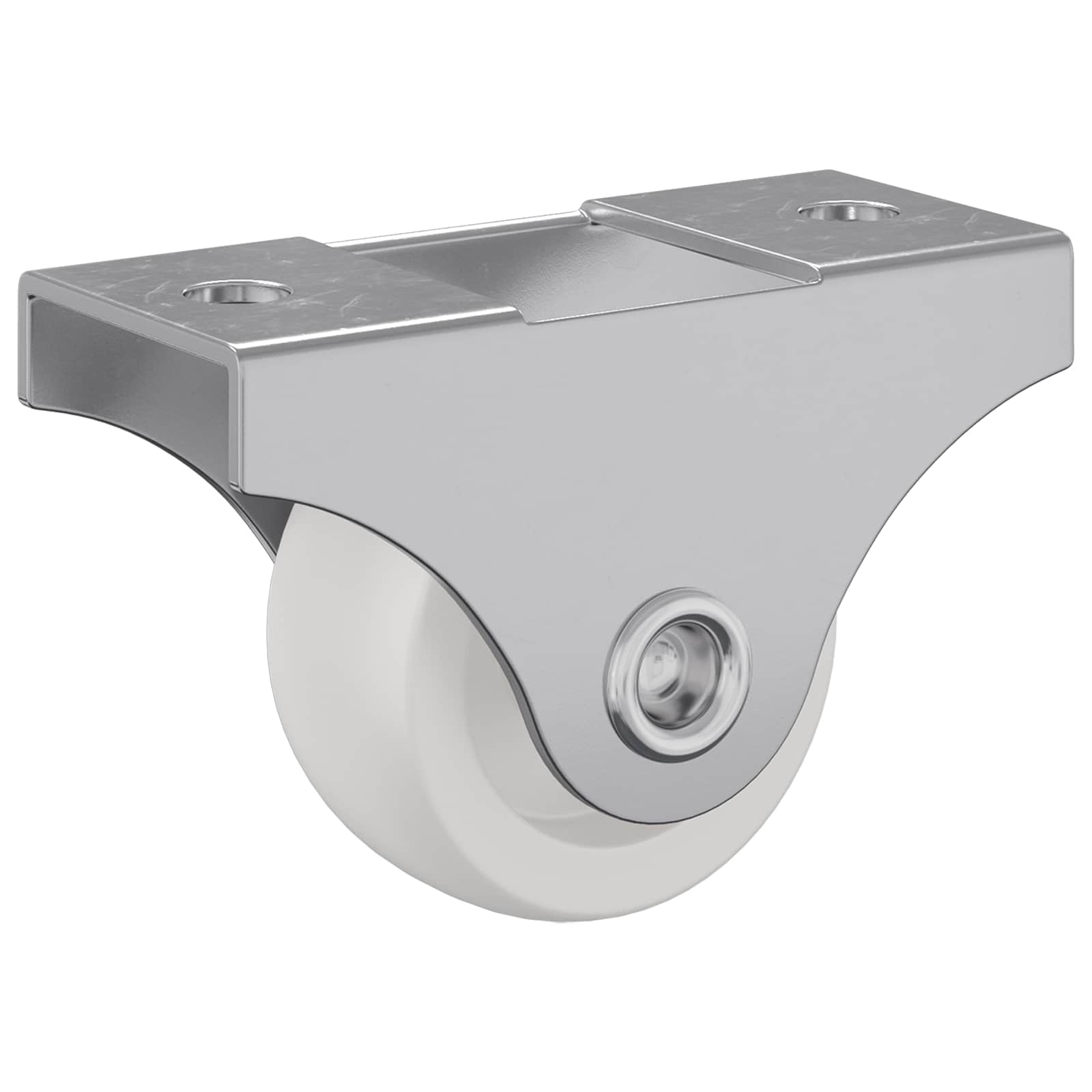 vidaXL Caster 2 pcs Wit 42 x 11,5 x 29 mm IJzer