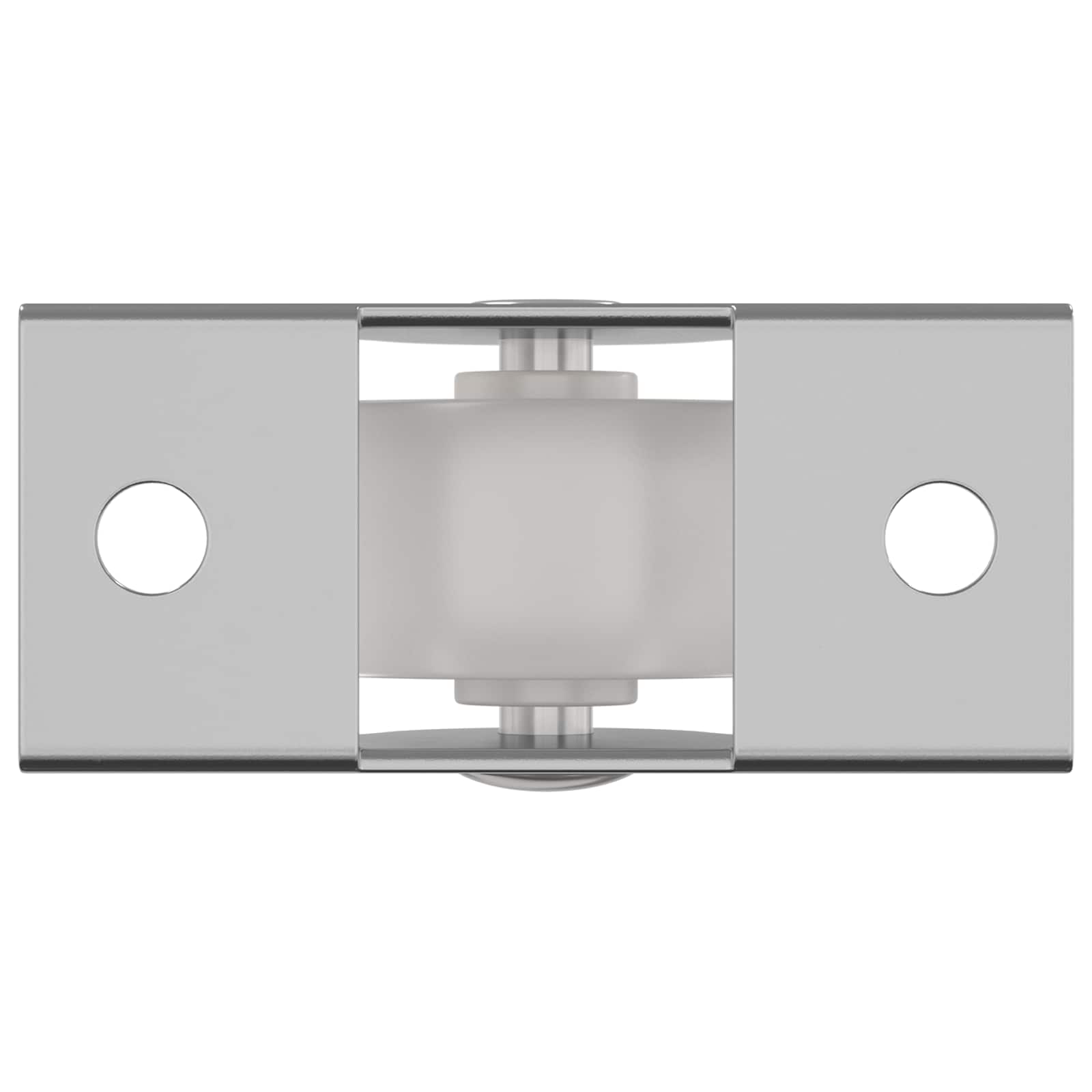 vidaXL Caster 2 pcs Wit 42 x 11,5 x 29 mm IJzer