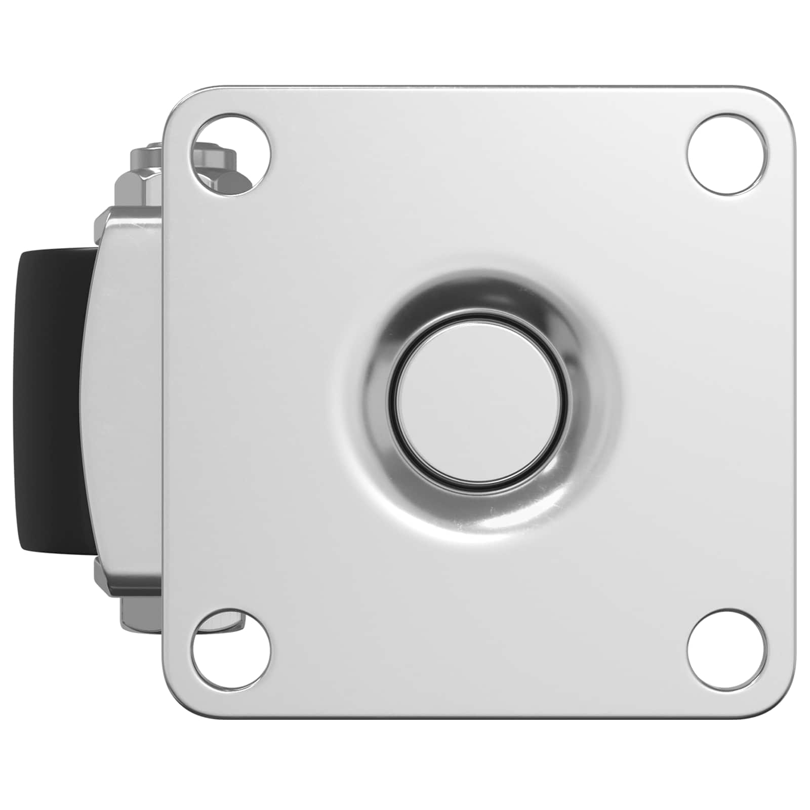 vidaXL Caster 2 pcs Zilver 50 mm Nylon