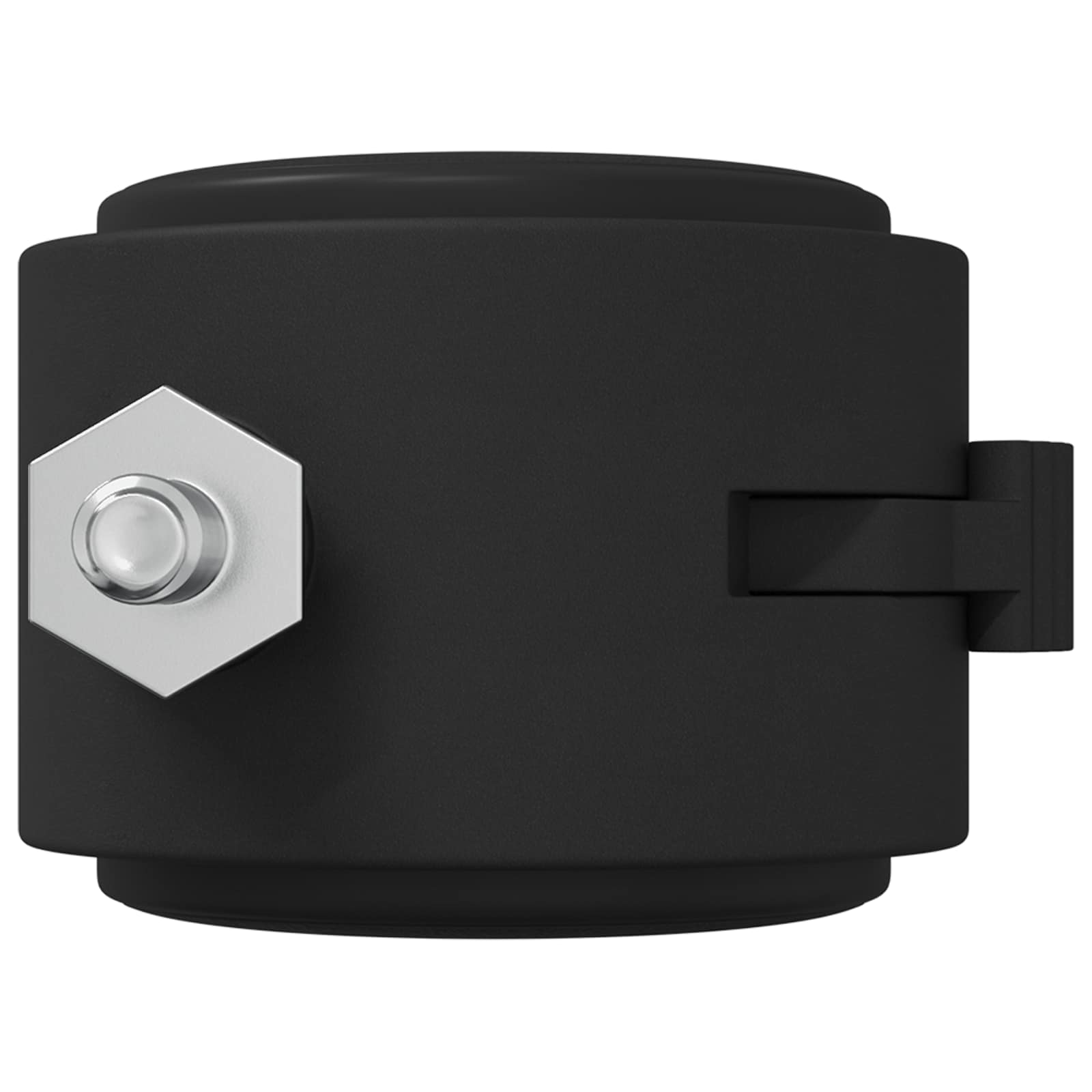 vidaXL Caster 2 pcs Zwart en Zilver 37,8 x 40 mm Ijzer en PP