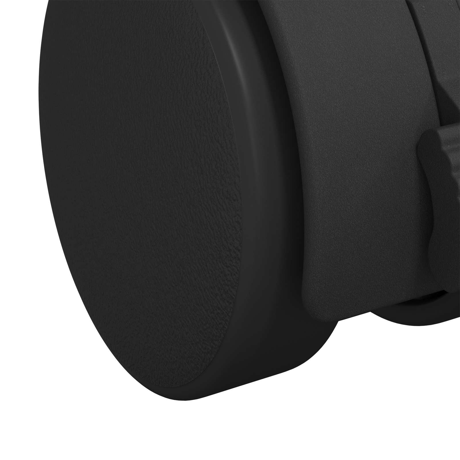 vidaXL Caster 2 pcs Zwart en Zilver 37,8 x 40 mm Ijzer en PP