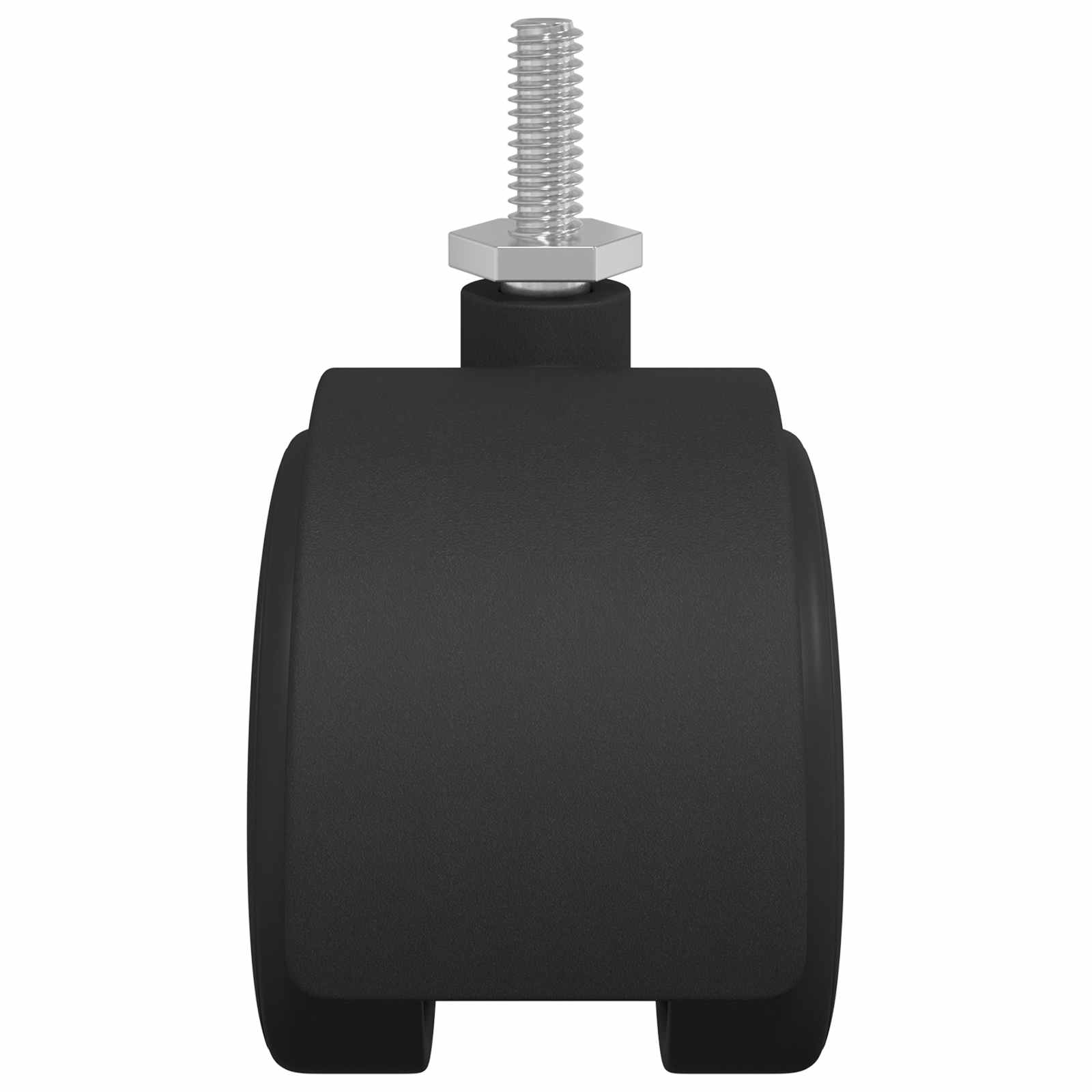 vidaXL Wielen 2 pcs Zwart 40,1 x 40,1 x 37,8 mm PP en IJzer