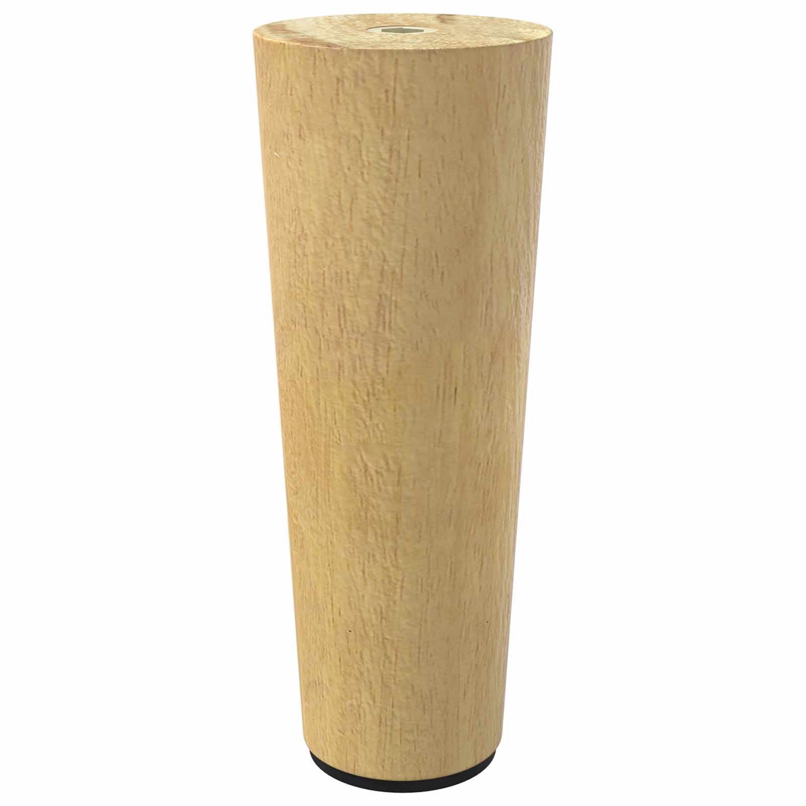 vidaXL Meubelpoten 2 pcs Bruin Ø 44 x 100 mm Massief Eucalyptus Hout