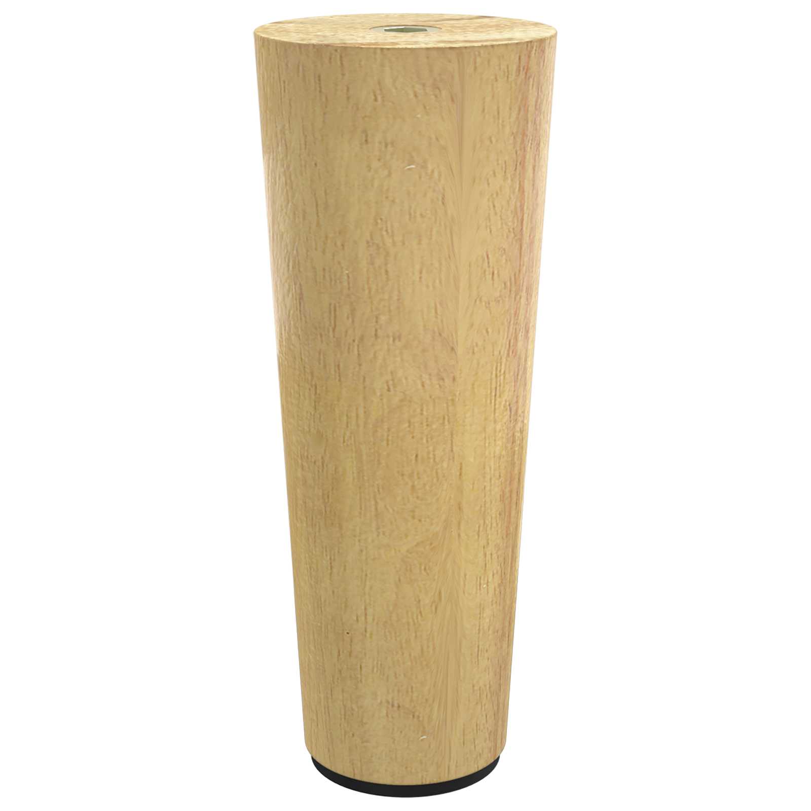 vidaXL Meubelpoten 2 pcs Bruin Ø 44 x 100 mm Massief Eucalyptus Hout