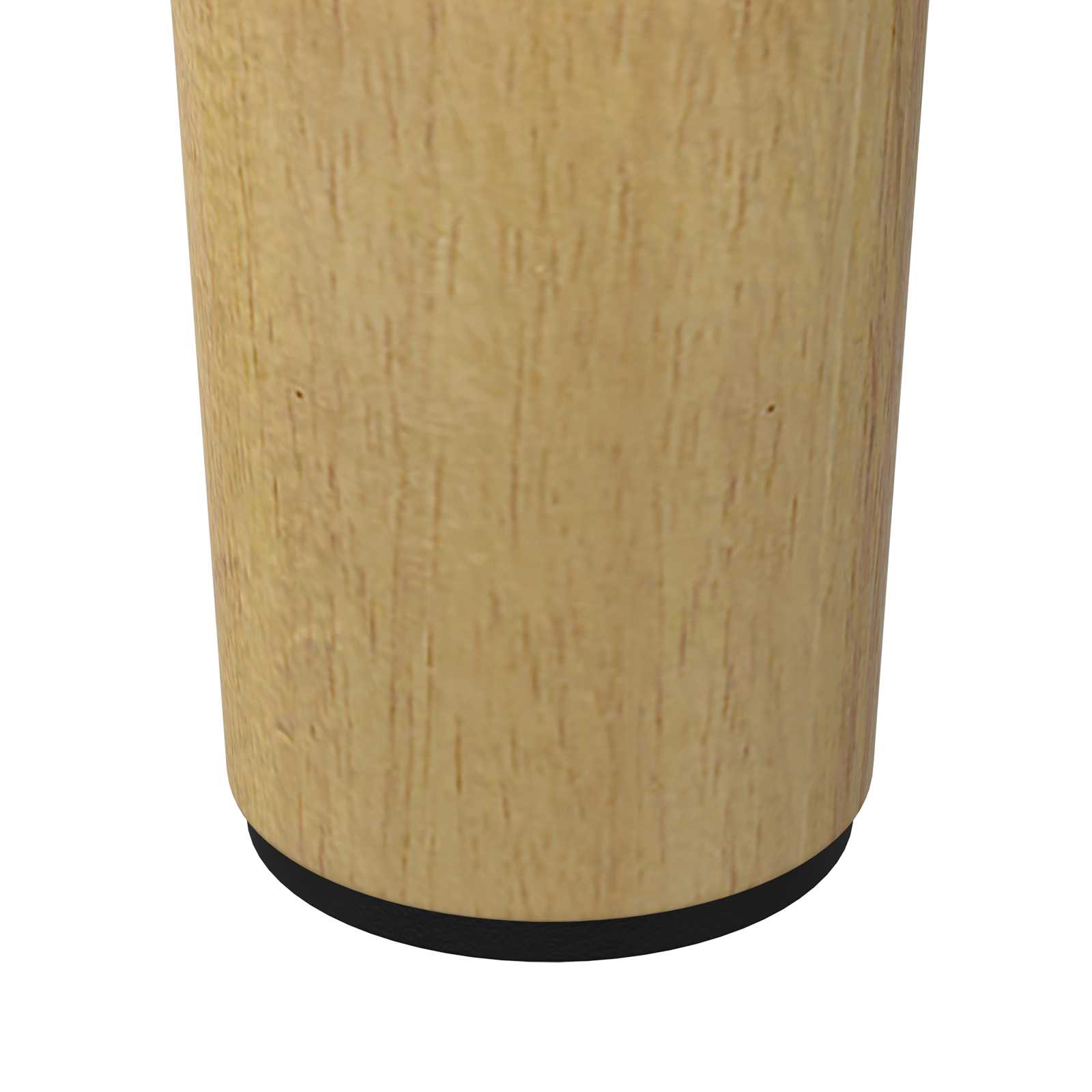 vidaXL Meubelpoten 2 pcs Bruin Ø 44 x 100 mm Massief Eucalyptus Hout