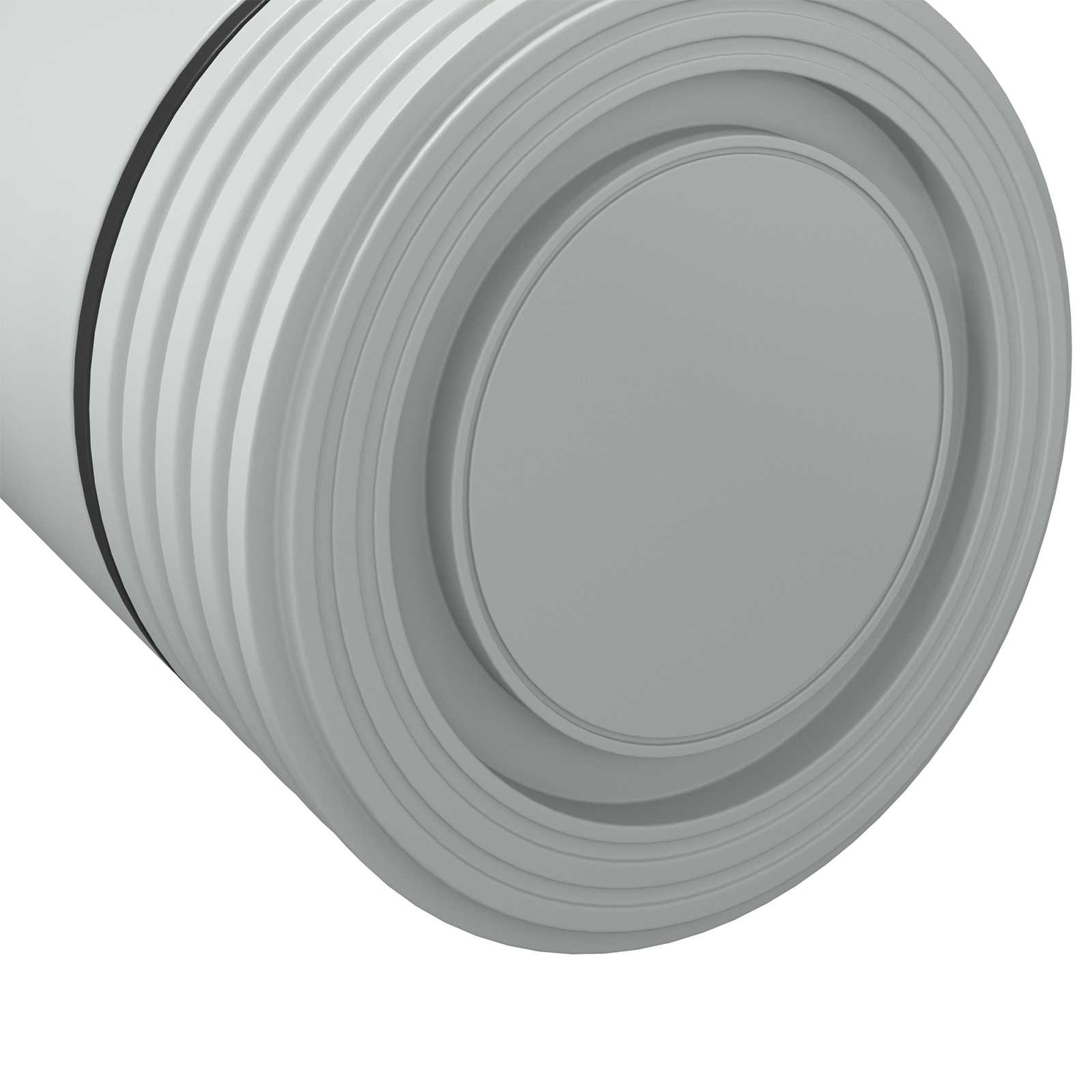 vidaXL Meubelpoten Verstelbaar 2 pcs Wit 64 x 64 x 100 mm PP