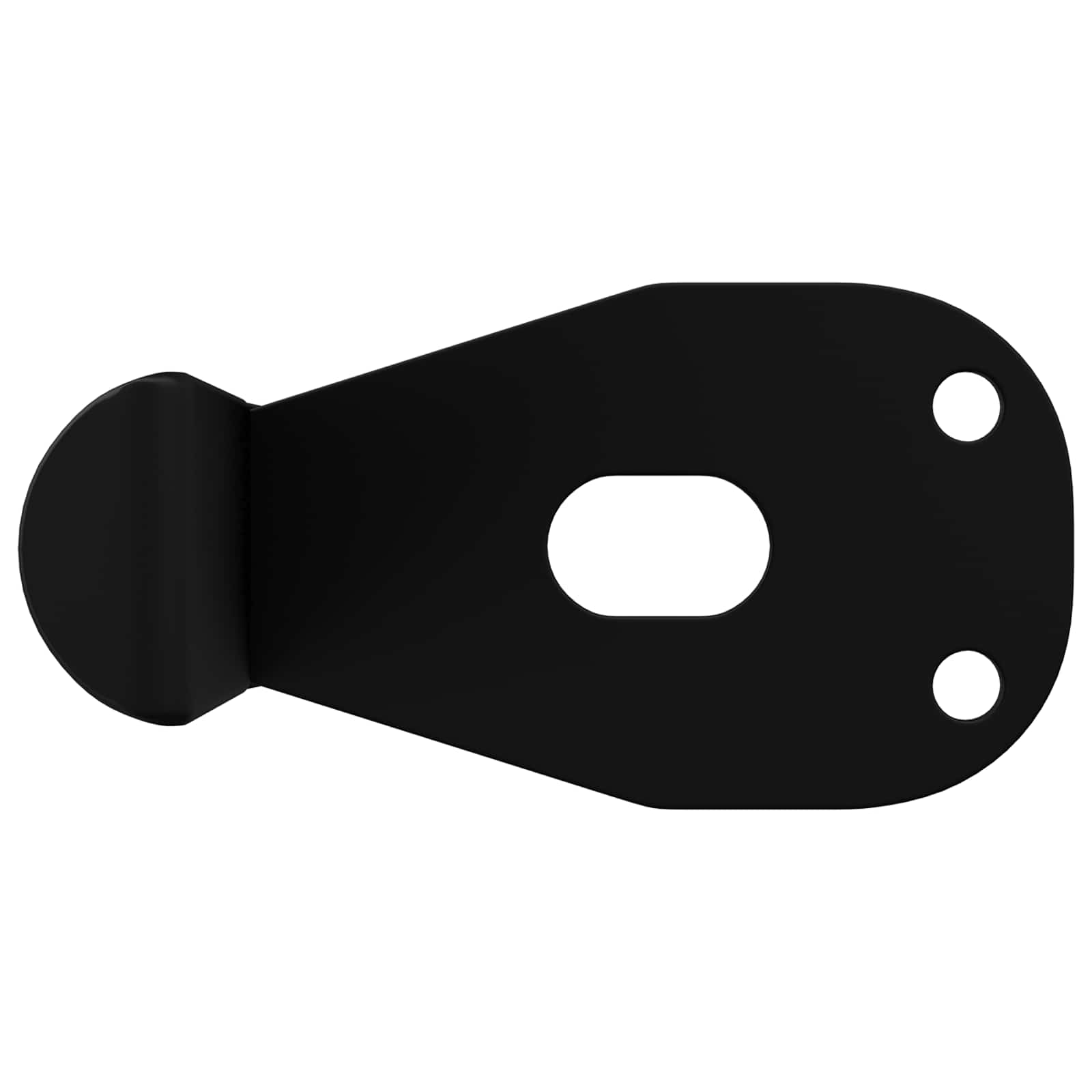 vidaXL Meubelpoten 2 pcs Zwart 0 IJzer