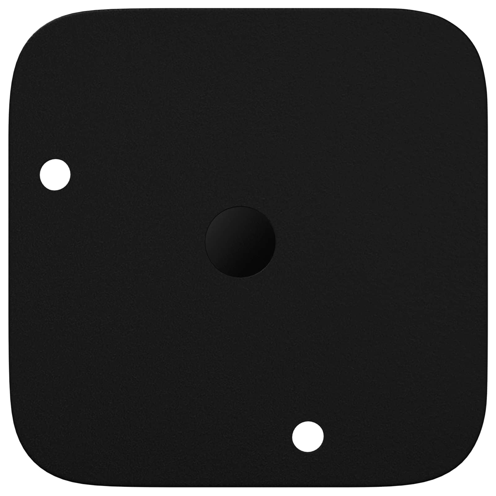 vidaXL Staande Voeten 2 pcs Zwart 56 x 56 x 100 mm IJzer