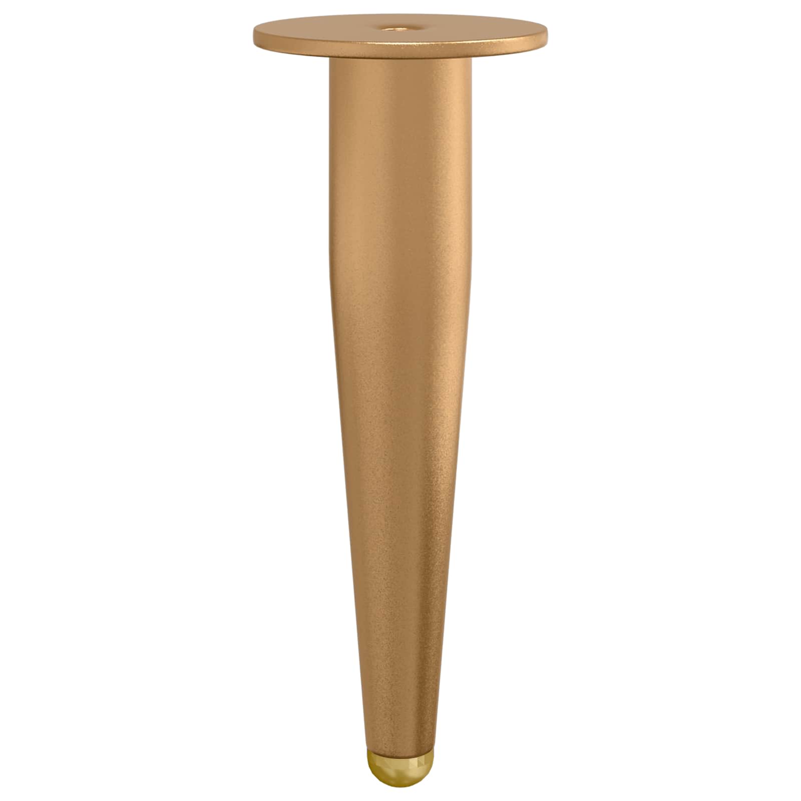 vidaXL Staande Poten 2 pcs Goud 98 x 40 mm IJzer