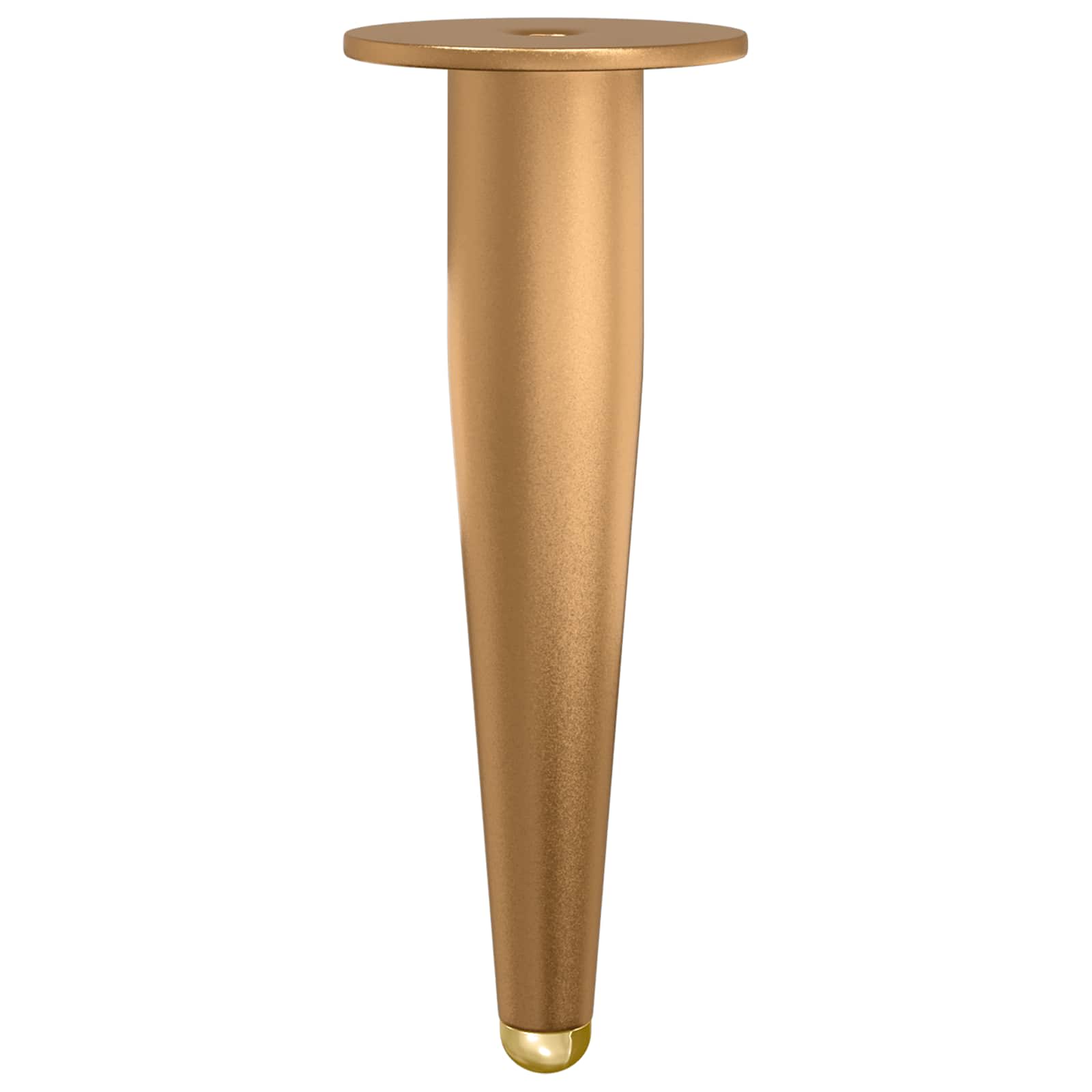 vidaXL Staande Poten 2 pcs Goud 98 x 40 mm IJzer