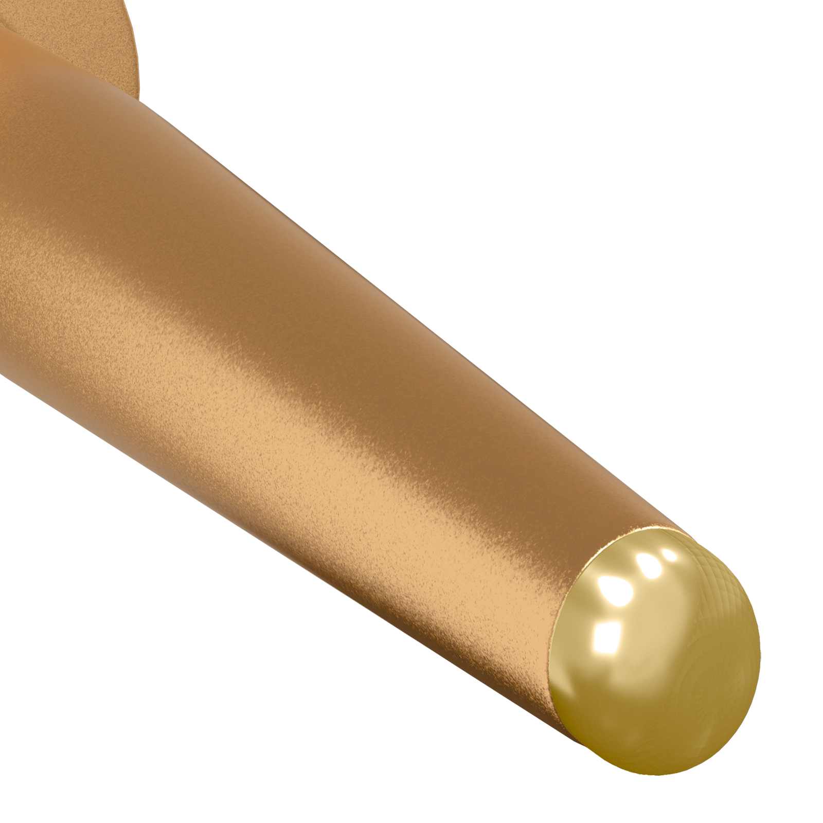 vidaXL Staande Poten 2 pcs Goud 98 x 40 mm IJzer
