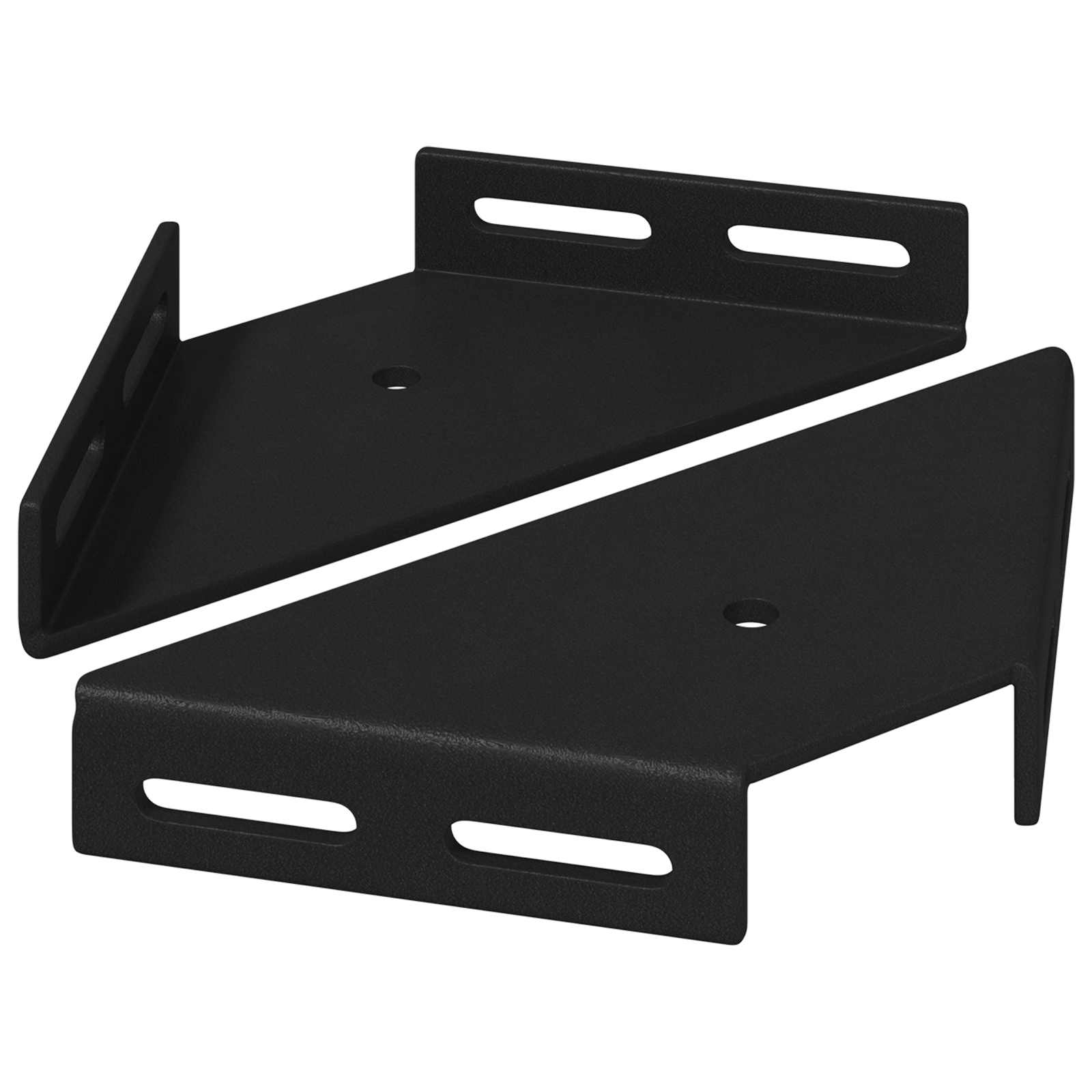 vidaXL Hoekbeugel 2 pcs Zwart 138,5 x 50,5 x 16 mm IJzer