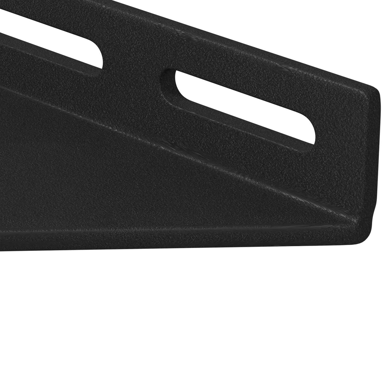 vidaXL Hoekbeugel 2 pcs Zwart 138,5 x 50,5 x 16 mm IJzer