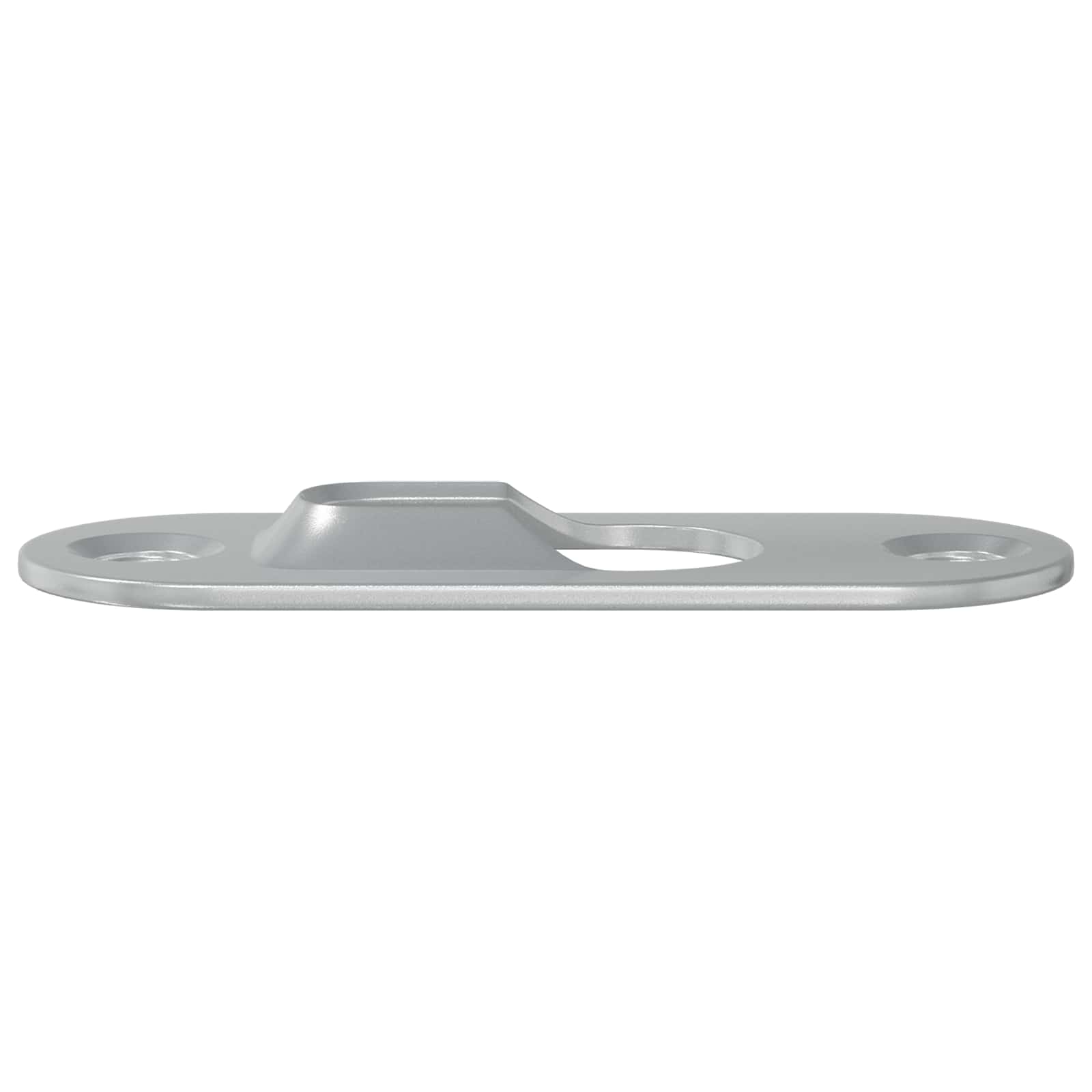 vidaXL Sleufhanger 2 pcs Zilver 45 x 16 x 3.5 mm IJzer