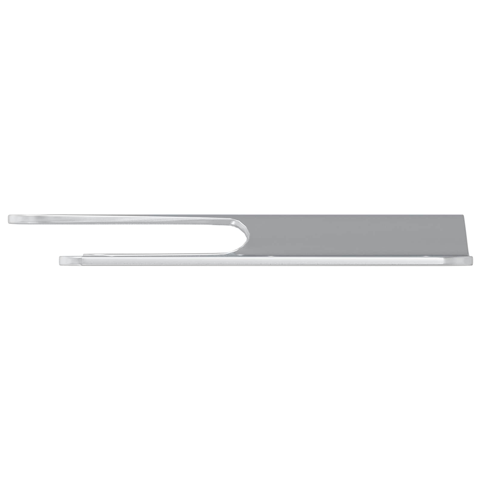 vidaXL Flush Mount Beugel 2 pcs Zilver 75 x 66 mm Staal