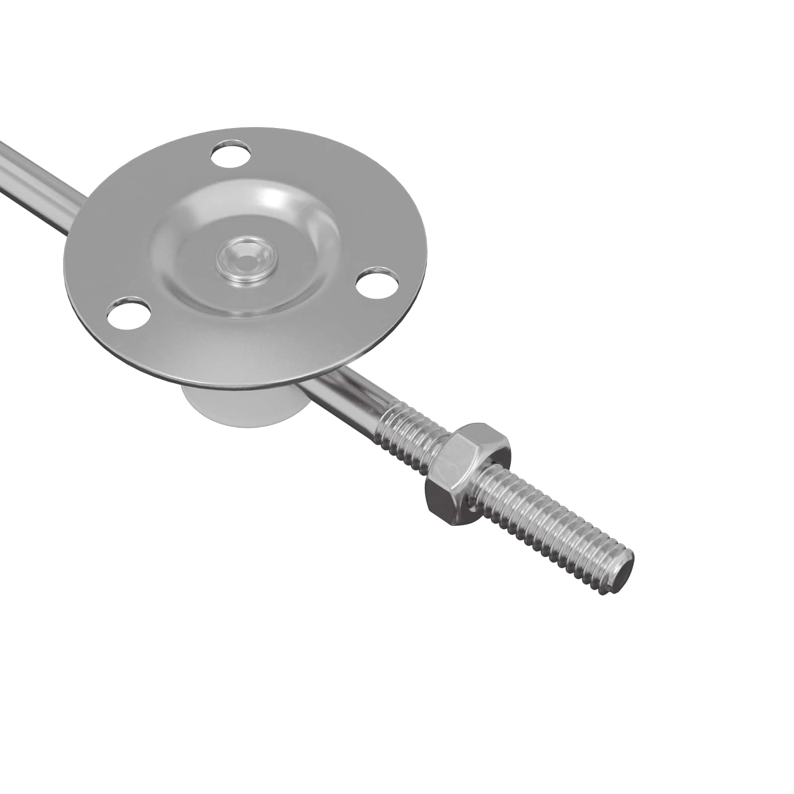 vidaXL Deksel ondersteunend scharnier 2 pcs Zilver 194 x 36 x 18 mm