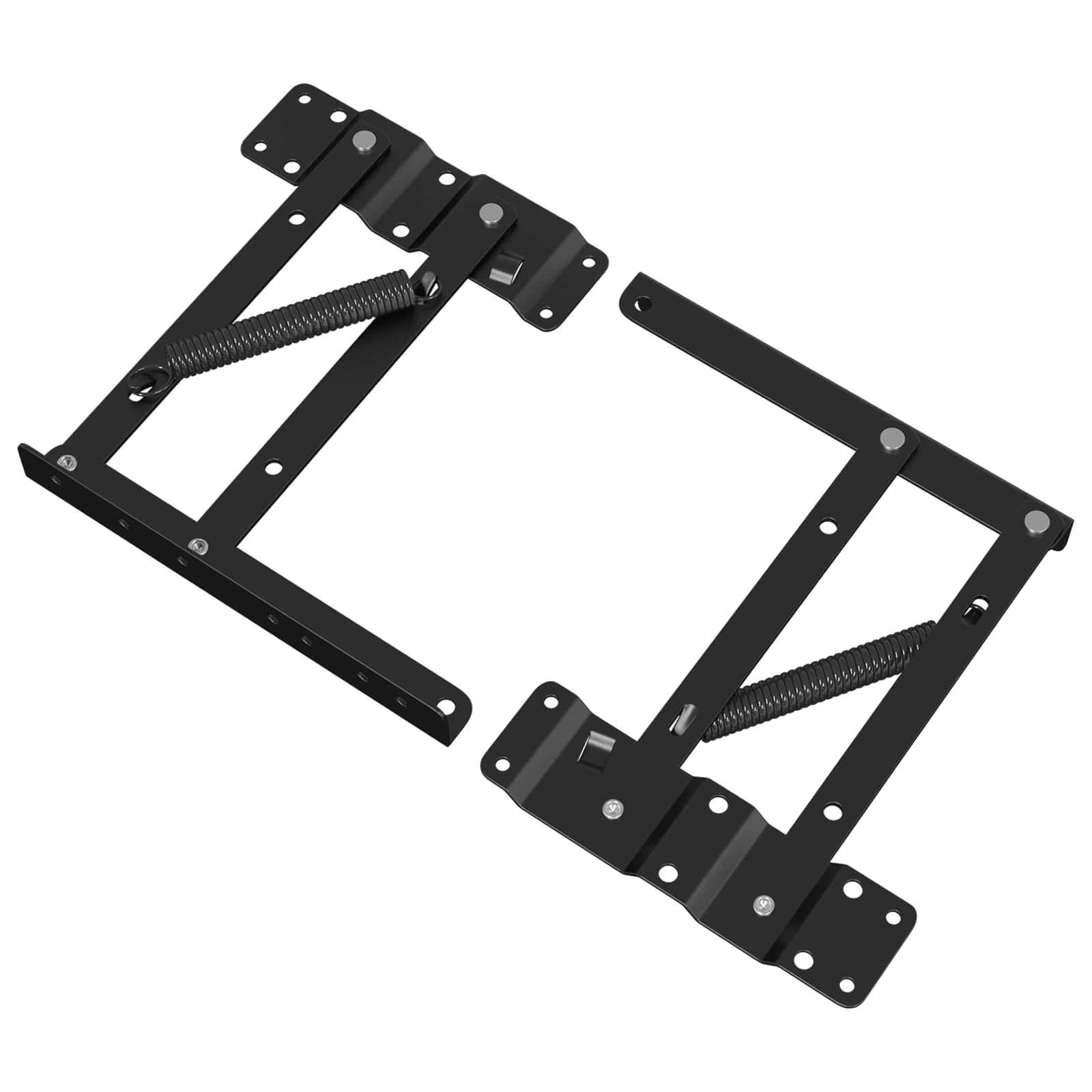 vidaXL Bed liftmechanisme 2 pcs Zwart 34 x 9.5 x 4 mm IJzer