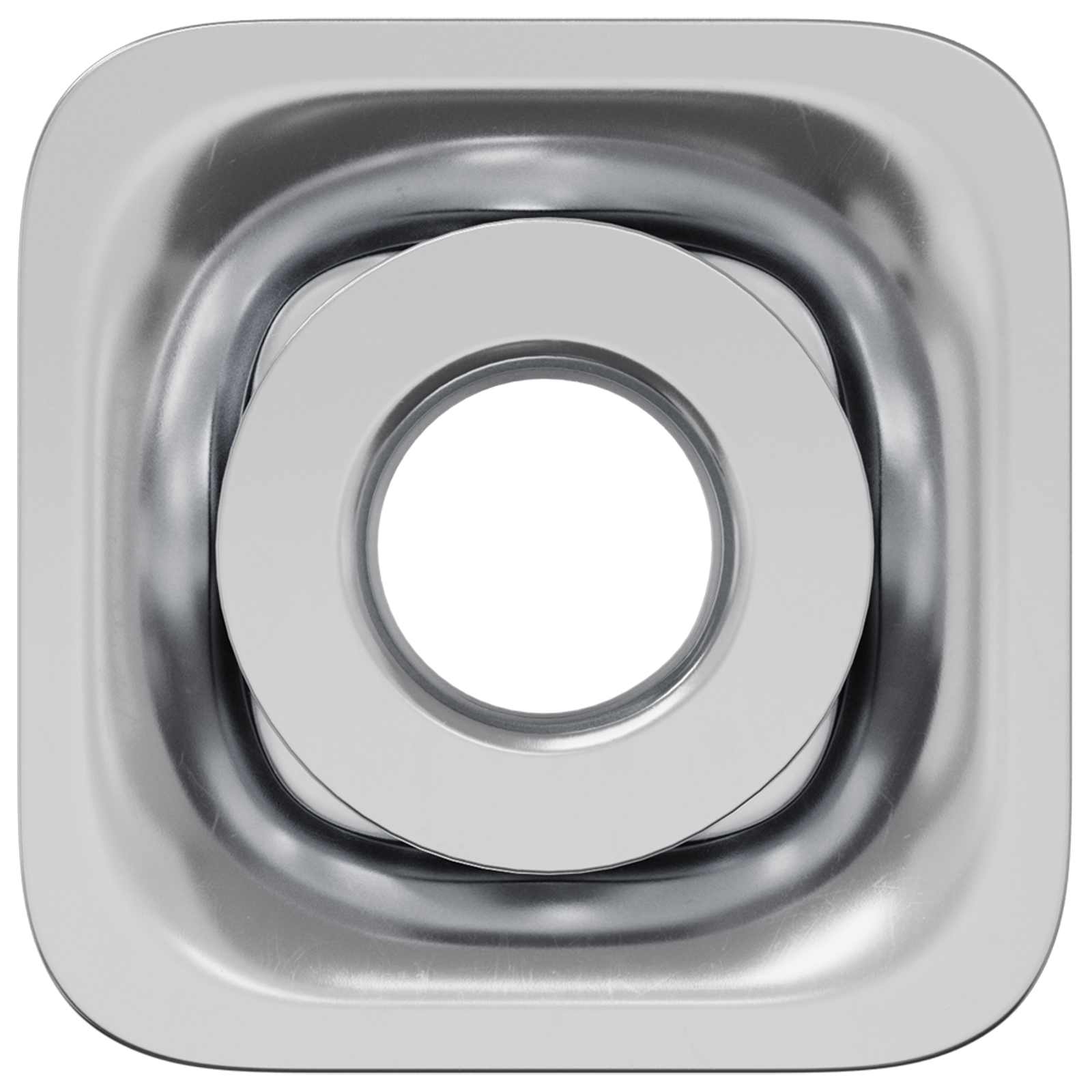 vidaXL Draadbuis Invoeg 2 pcs Zwart en Zilver 15,8 x 15,8 x 22,5 mm