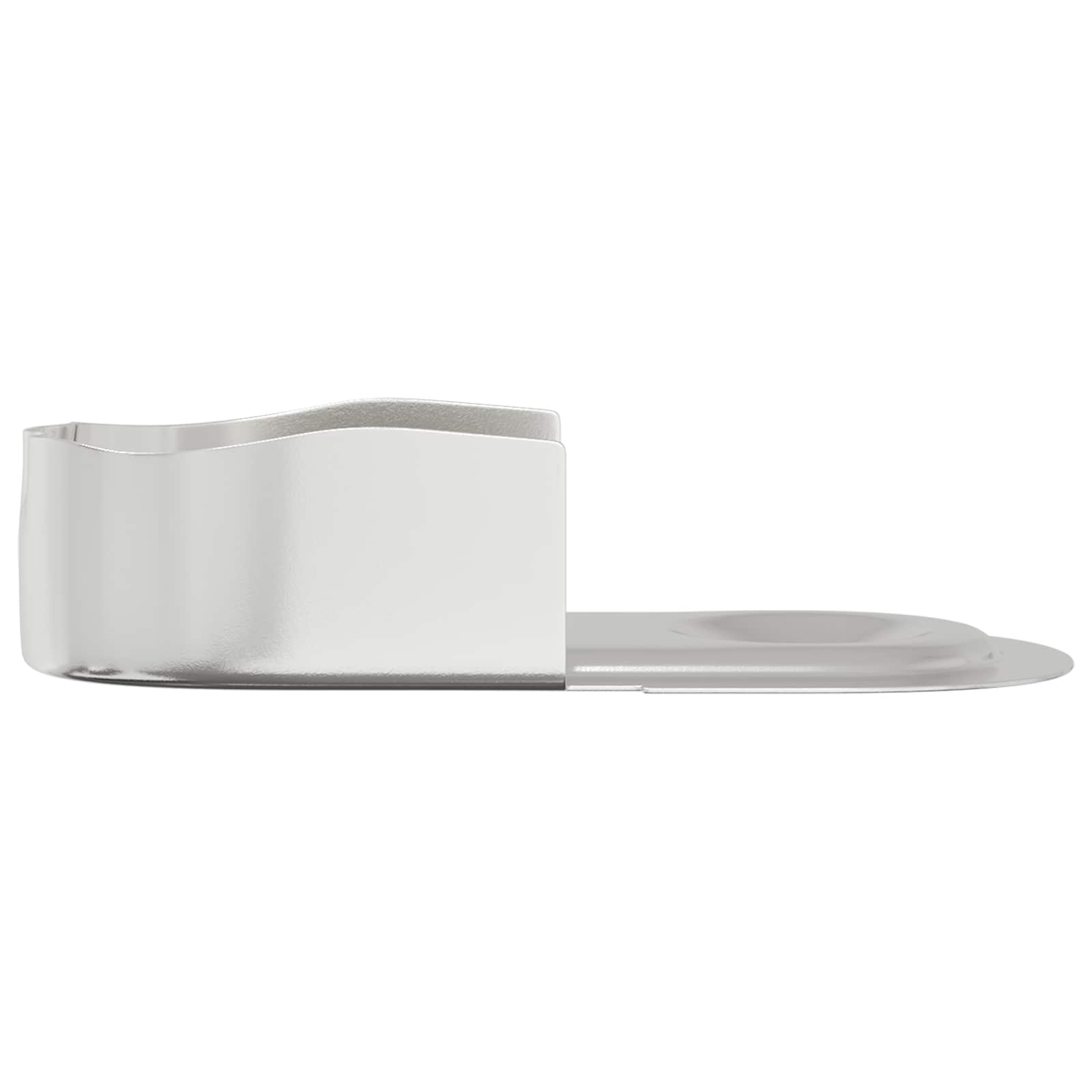 vidaXL Kast Stang Beugel 2 pcs Wit Zink 40 x 18 x 10 mm IJzer