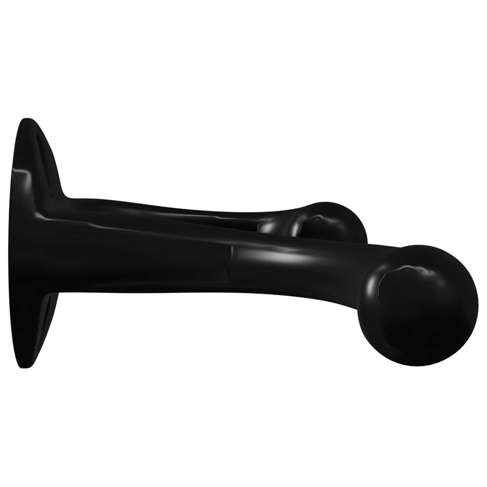 vidaXL Kledinghaak 2 pcs Zwart 102 x 29 x 47mm Zinklegering